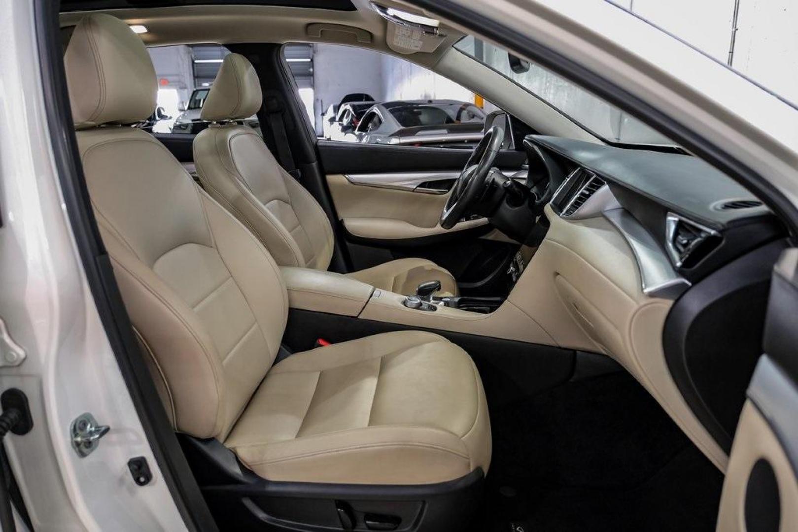 2021 Majestic White /Wheat INFINITI QX50 LUXE (3PCAJ5BA5MF) with an I4 engine, CVT transmission, located at 15300 Midway Rd., Addison, TX, 75001, (972) 702-0011, 32.958321, -96.838074 - Photo#33