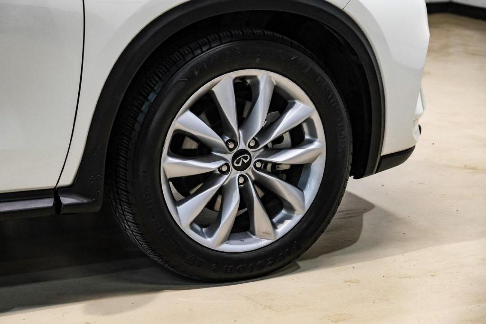 2021 Majestic White /Wheat INFINITI QX50 LUXE (3PCAJ5BA5MF) with an I4 engine, CVT transmission, located at 15300 Midway Rd., Addison, TX, 75001, (972) 702-0011, 32.958321, -96.838074 - Photo#56