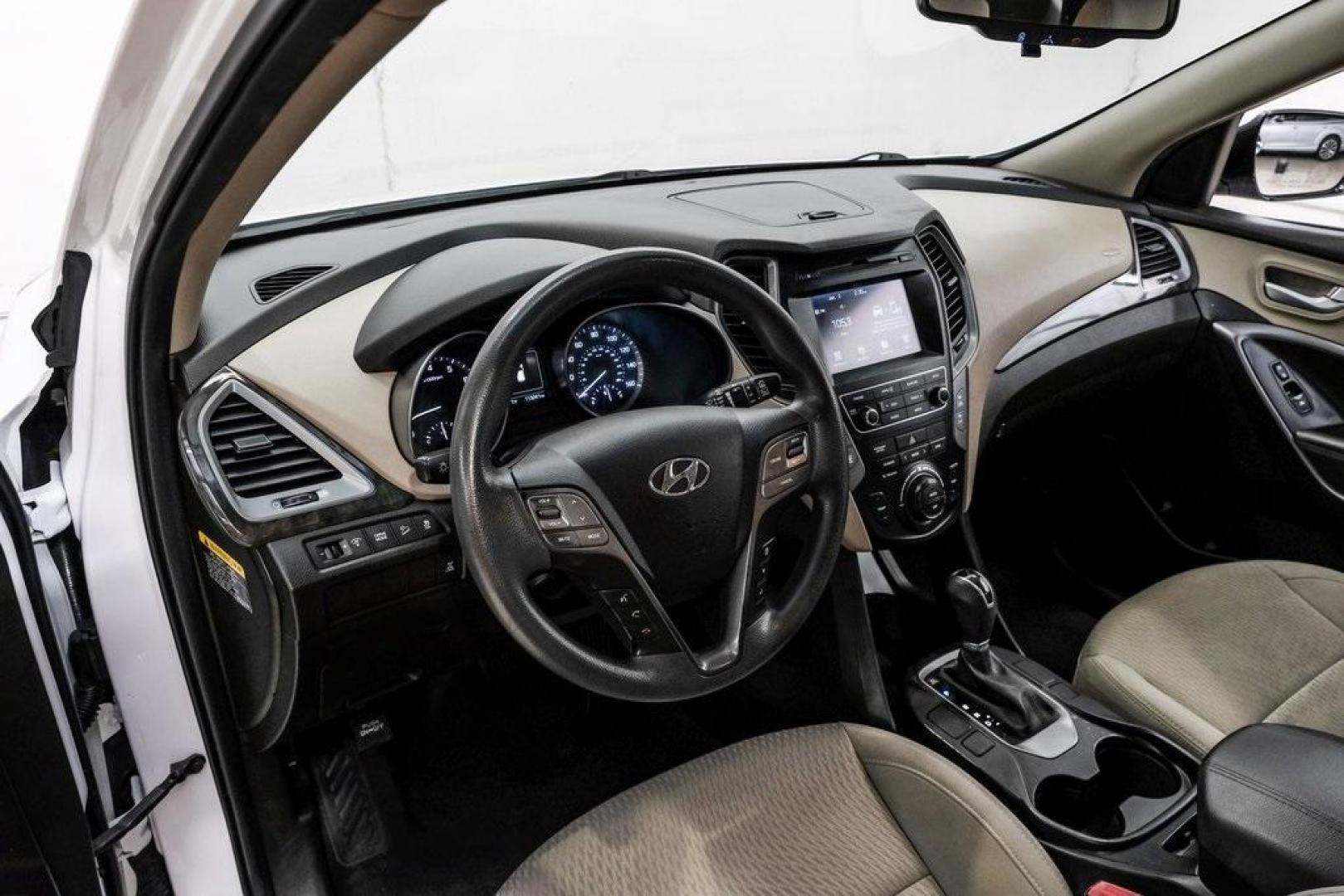 2017 Frost White Pearl /Beige Hyundai Santa Fe Sport 2.4 Base (5NMZUDLB6HH) with an 2.4L I4 DGI DOHC 16V engine, Automatic transmission, located at 15300 Midway Rd., Addison, TX, 75001, (972) 702-0011, 32.958321, -96.838074 - Photo#2