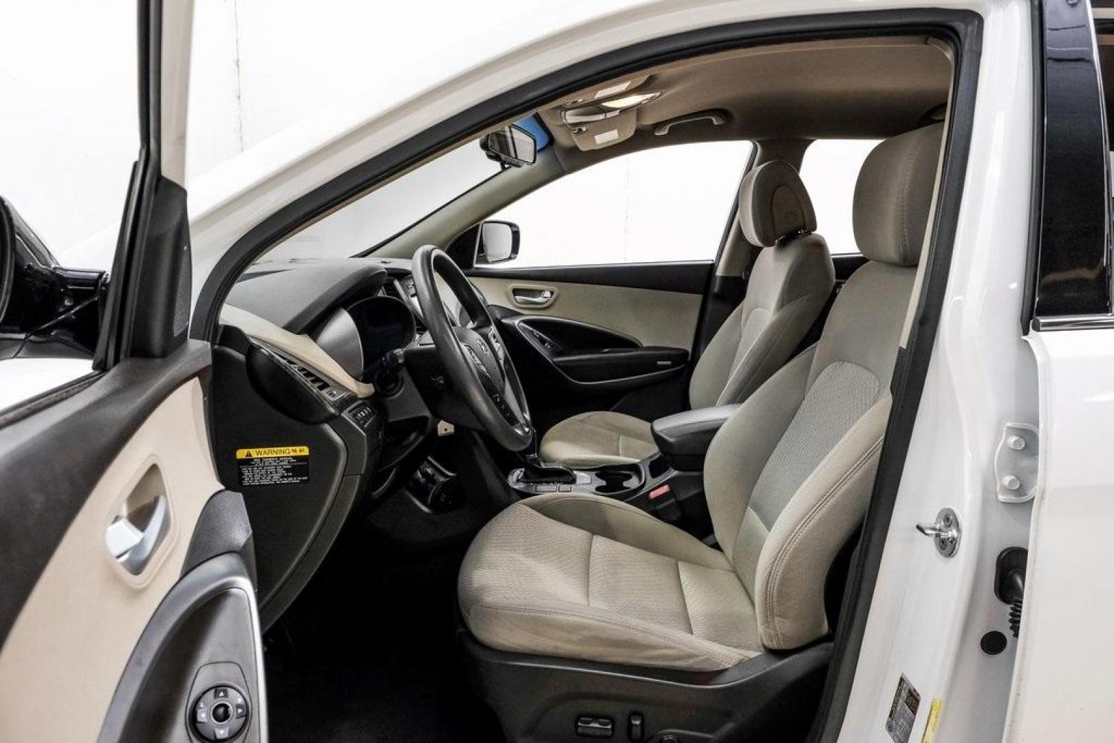 2017 Frost White Pearl /Beige Hyundai Santa Fe Sport 2.4 Base (5NMZUDLB6HH) with an 2.4L I4 DGI DOHC 16V engine, Automatic transmission, located at 15300 Midway Rd., Addison, TX, 75001, (972) 702-0011, 32.958321, -96.838074 - Photo#3