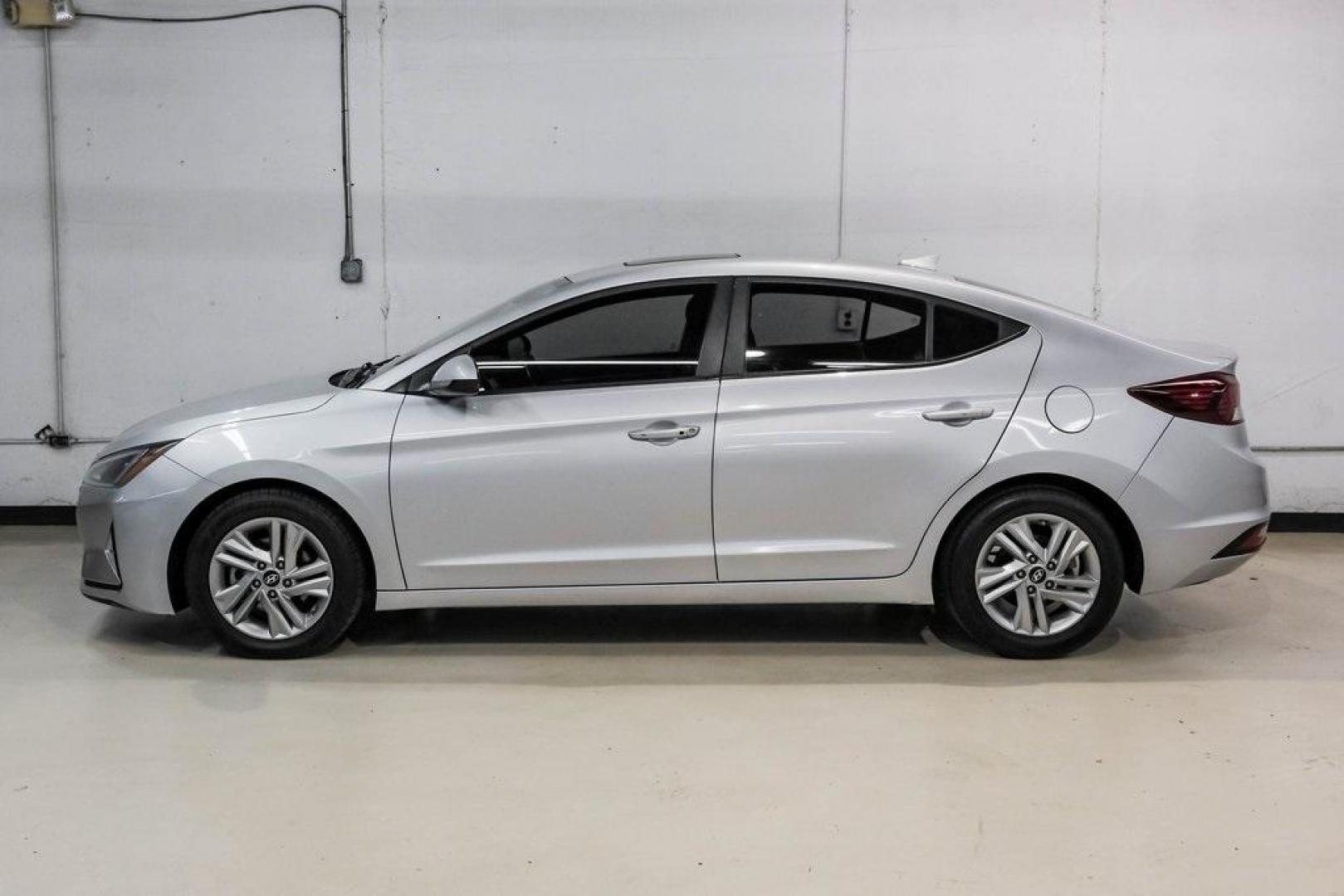 2019 Symphony Silver /Black Hyundai Elantra Value Edition (KMHD84LF0KU) with an 2.0L 4-Cylinder DOHC 16V engine, Automatic transmission, located at 15300 Midway Rd., Addison, TX, 75001, (972) 702-0011, 32.958321, -96.838074 - Photo#14