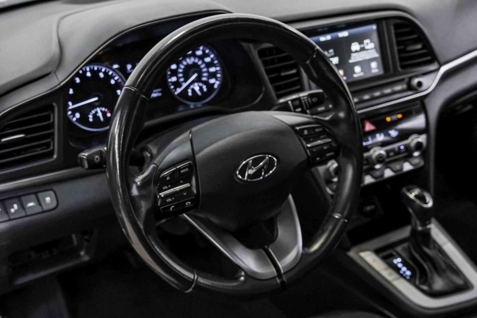 2019 Symphony Silver /Black Hyundai Elantra Value Edition (KMHD84LF0KU) with an 2.0L 4-Cylinder DOHC 16V engine, Automatic transmission, located at 15300 Midway Rd., Addison, TX, 75001, (972) 702-0011, 32.958321, -96.838074 - Photo#20