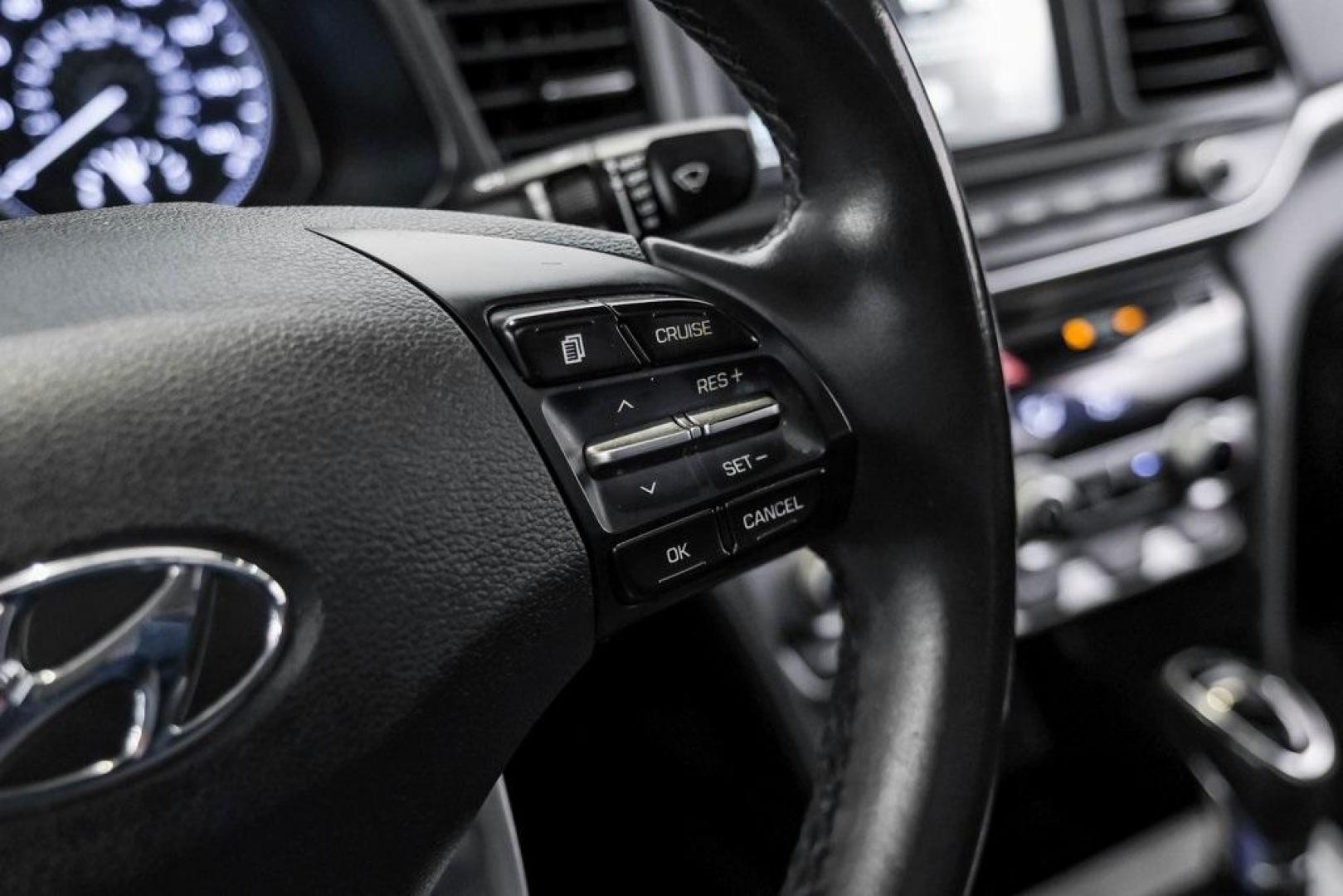 2019 Symphony Silver /Black Hyundai Elantra Value Edition (KMHD84LF0KU) with an 2.0L 4-Cylinder DOHC 16V engine, Automatic transmission, located at 15300 Midway Rd., Addison, TX, 75001, (972) 702-0011, 32.958321, -96.838074 - Photo#21