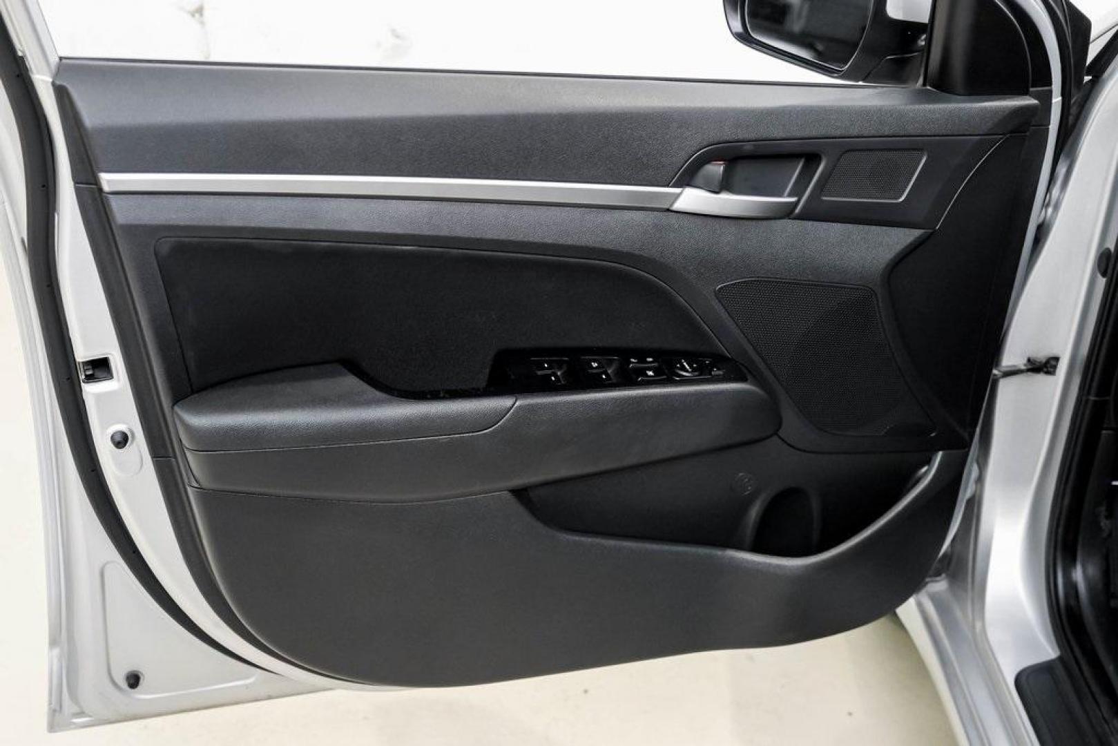 2019 Symphony Silver /Black Hyundai Elantra Value Edition (KMHD84LF0KU) with an 2.0L 4-Cylinder DOHC 16V engine, Automatic transmission, located at 15300 Midway Rd., Addison, TX, 75001, (972) 702-0011, 32.958321, -96.838074 - Photo#50