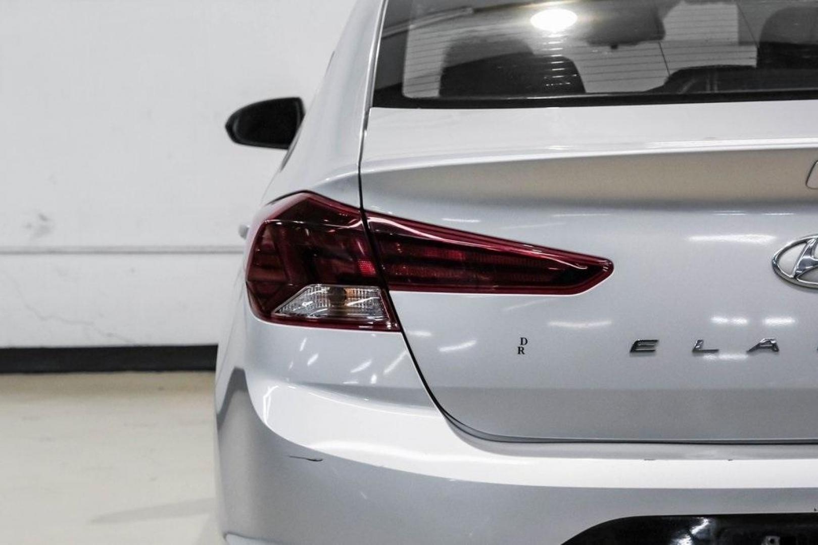 2019 Symphony Silver /Black Hyundai Elantra Value Edition (KMHD84LF0KU) with an 2.0L 4-Cylinder DOHC 16V engine, Automatic transmission, located at 15300 Midway Rd., Addison, TX, 75001, (972) 702-0011, 32.958321, -96.838074 - Photo#56