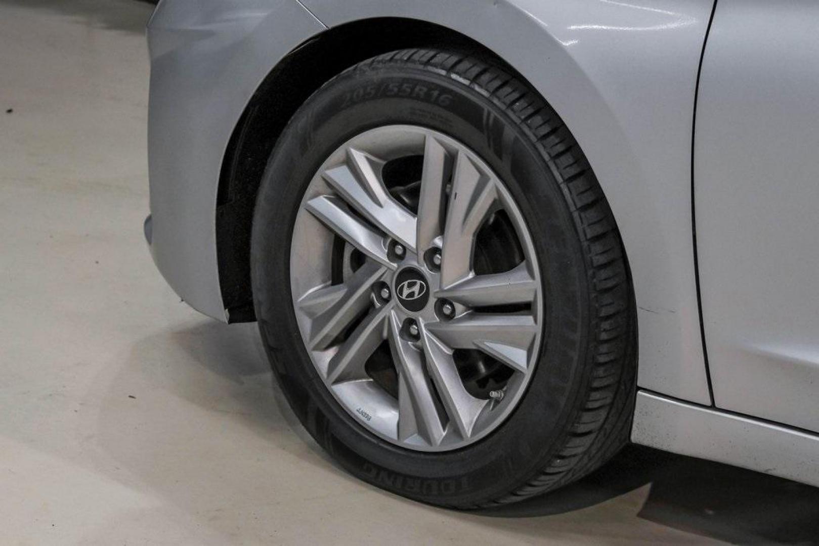 2019 Symphony Silver /Black Hyundai Elantra Value Edition (KMHD84LF0KU) with an 2.0L 4-Cylinder DOHC 16V engine, Automatic transmission, located at 15300 Midway Rd., Addison, TX, 75001, (972) 702-0011, 32.958321, -96.838074 - Photo#64