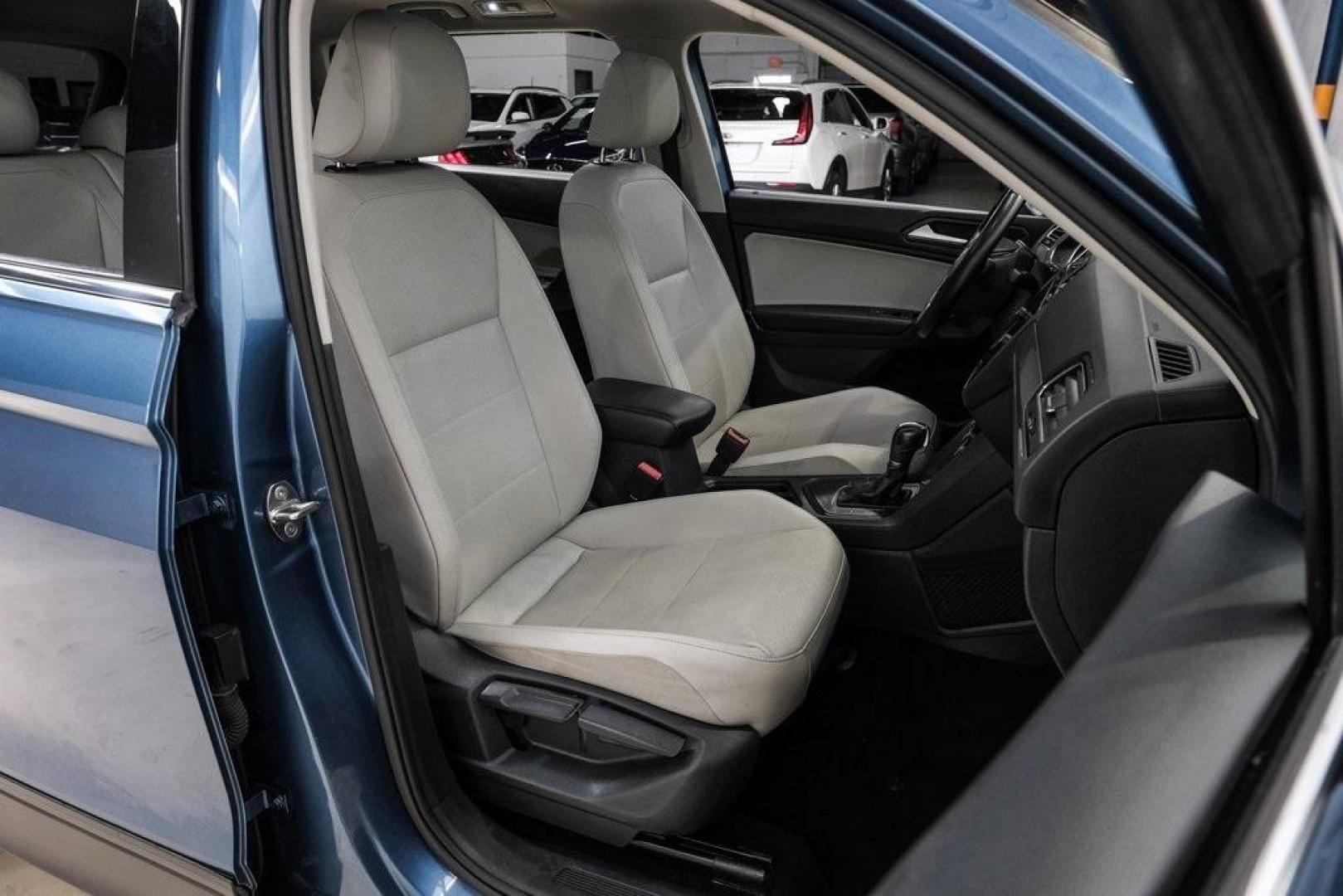 2019 Blue Metallic /Storm Gray Volkswagen Tiguan 2.0T SEL (3VV3B7AX8KM) with an 2.0L TSI DOHC engine, Automatic transmission, located at 15300 Midway Rd., Addison, TX, 75001, (972) 702-0011, 32.958321, -96.838074 - Photo#41