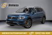 2019 Blue Metallic /Storm Gray Volkswagen Tiguan 2.0T SEL (3VV3B7AX8KM) with an 2.0L TSI DOHC engine, Automatic transmission, located at 15300 Midway Rd., Addison, TX, 75001, (972) 702-0011, 32.958321, -96.838074 - Photo#0