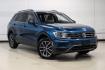 2019 Blue Metallic /Storm Gray Volkswagen Tiguan 2.0T SEL (3VV3B7AX8KM) with an 2.0L TSI DOHC engine, Automatic transmission, located at 15300 Midway Rd., Addison, TX, 75001, (972) 702-0011, 32.958321, -96.838074 - Photo#8
