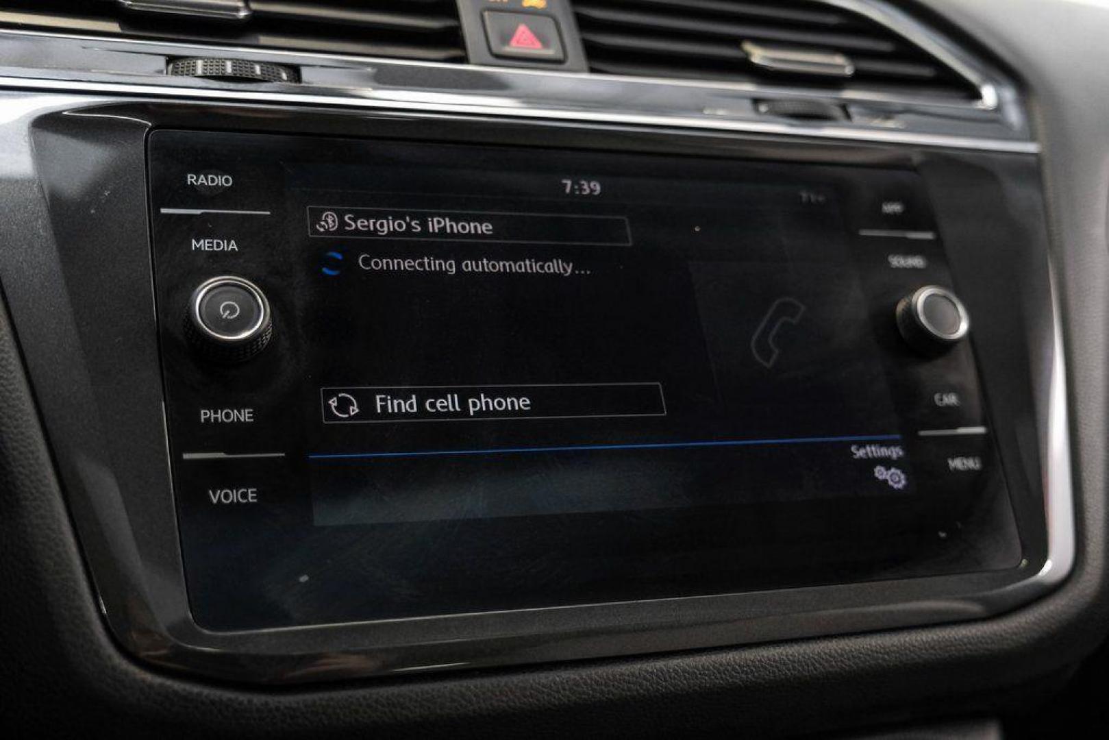 2019 Blue Metallic /Storm Gray Volkswagen Tiguan 2.0T SEL (3VV3B7AX8KM) with an 2.0L TSI DOHC engine, Automatic transmission, located at 15300 Midway Rd., Addison, TX, 75001, (972) 702-0011, 32.958321, -96.838074 - Photo#36