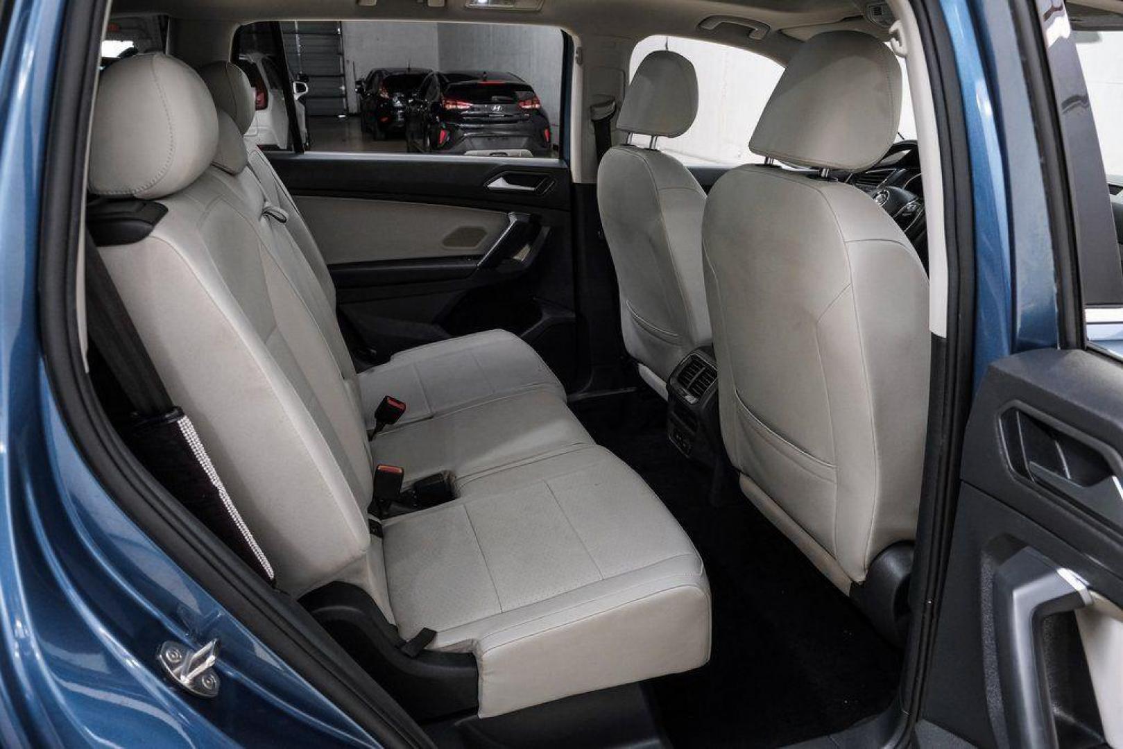 2019 Blue Metallic /Storm Gray Volkswagen Tiguan 2.0T SEL (3VV3B7AX8KM) with an 2.0L TSI DOHC engine, Automatic transmission, located at 15300 Midway Rd., Addison, TX, 75001, (972) 702-0011, 32.958321, -96.838074 - Photo#45