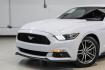 2017 Oxford White /Ebony Ford Mustang EcoBoost Premium (1FA6P8TH0H5) with an EcoBoost 2.3L I4 GTDi DOHC Turbocharged VCT engine, Automatic transmission, located at 15300 Midway Rd., Addison, TX, 75001, (972) 702-0011, 32.958321, -96.838074 - Photo#4