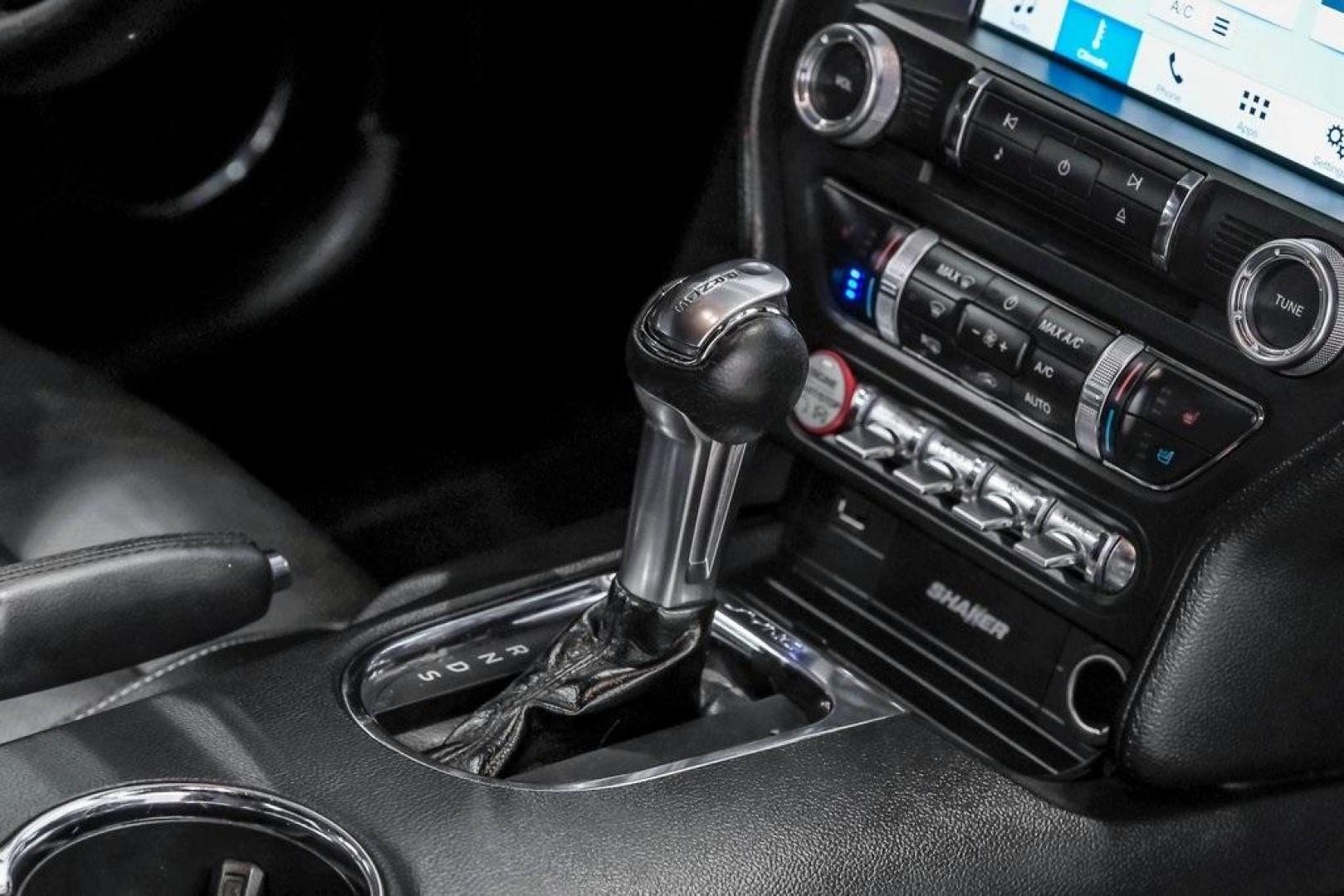 2017 Oxford White /Ebony Ford Mustang EcoBoost Premium (1FA6P8TH0H5) with an EcoBoost 2.3L I4 GTDi DOHC Turbocharged VCT engine, Automatic transmission, located at 15300 Midway Rd., Addison, TX, 75001, (972) 702-0011, 32.958321, -96.838074 - Photo#29