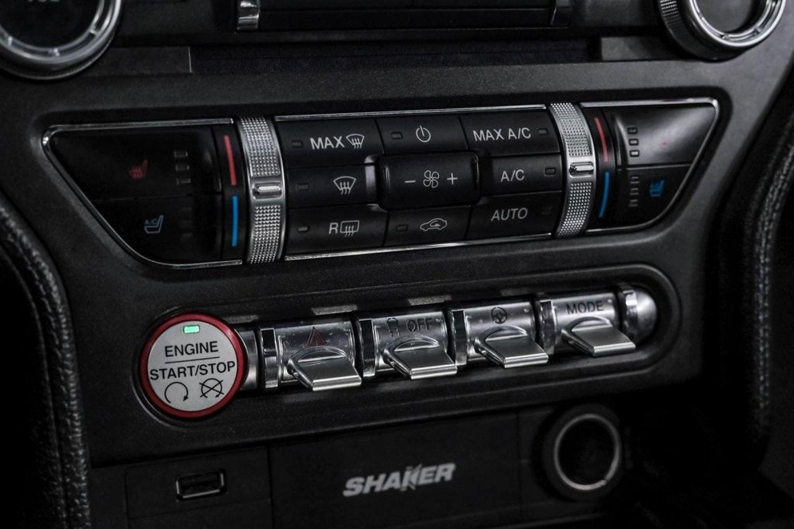 2017 Oxford White /Ebony Ford Mustang EcoBoost Premium (1FA6P8TH0H5) with an EcoBoost 2.3L I4 GTDi DOHC Turbocharged VCT engine, Automatic transmission, located at 15300 Midway Rd., Addison, TX, 75001, (972) 702-0011, 32.958321, -96.838074 - Photo#31