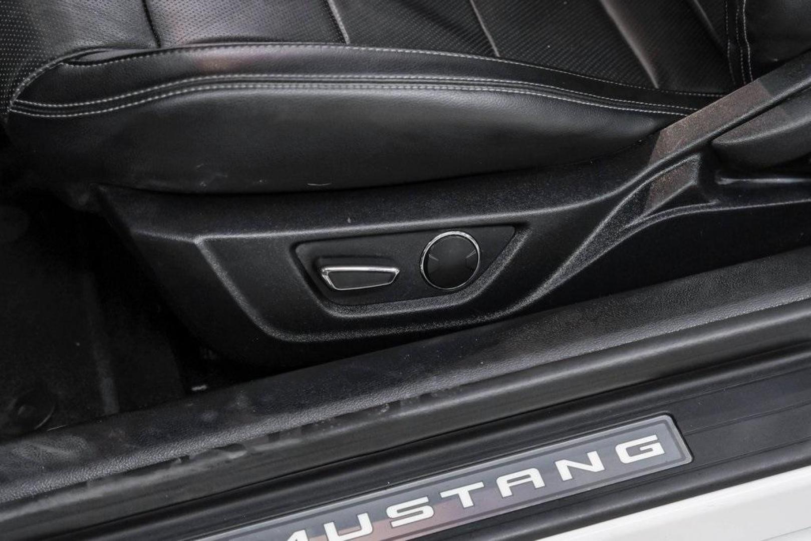 2017 Oxford White /Ebony Ford Mustang EcoBoost Premium (1FA6P8TH0H5) with an EcoBoost 2.3L I4 GTDi DOHC Turbocharged VCT engine, Automatic transmission, located at 15300 Midway Rd., Addison, TX, 75001, (972) 702-0011, 32.958321, -96.838074 - Photo#40