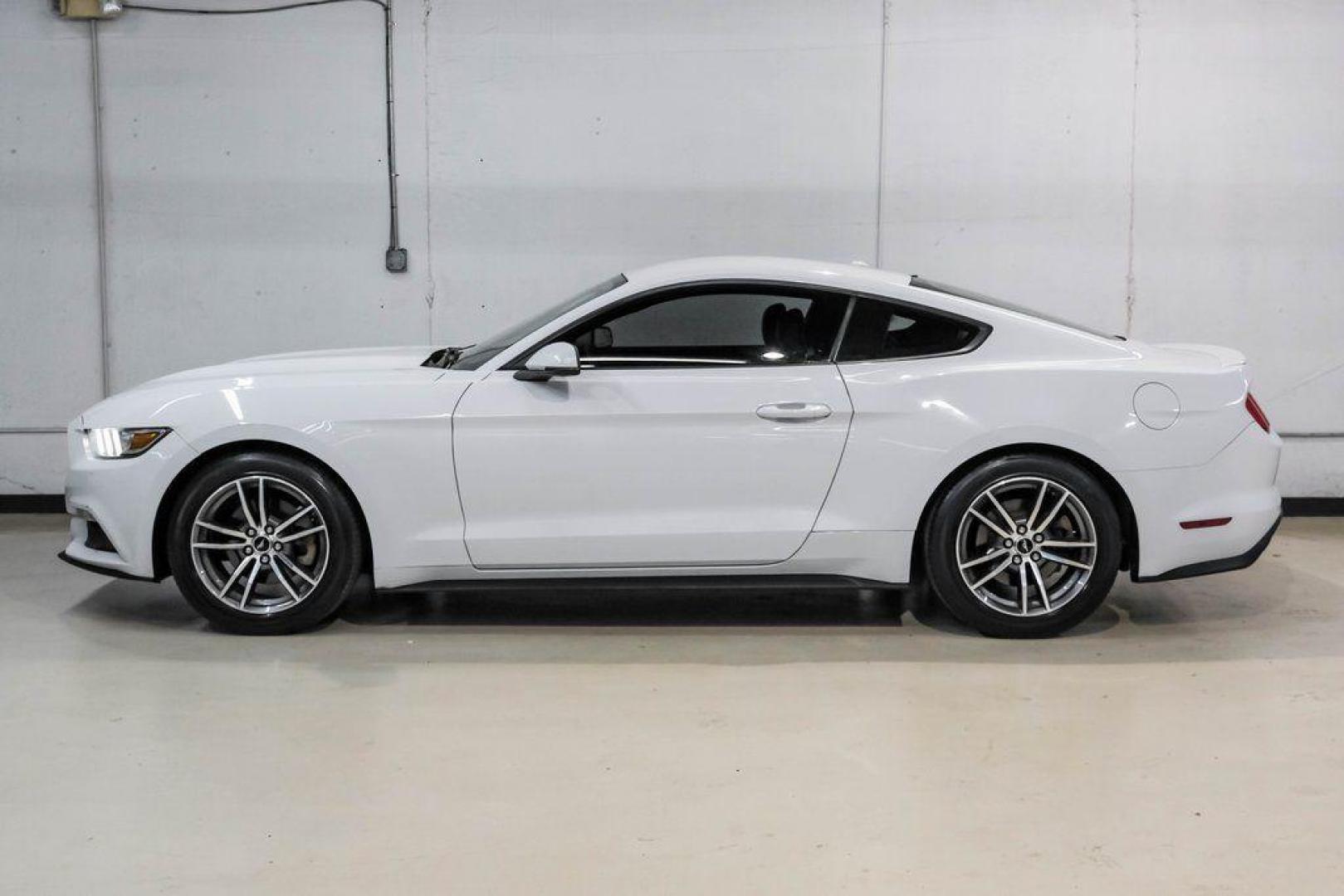 2017 Oxford White /Ebony Ford Mustang EcoBoost Premium (1FA6P8TH0H5) with an EcoBoost 2.3L I4 GTDi DOHC Turbocharged VCT engine, Automatic transmission, located at 15300 Midway Rd., Addison, TX, 75001, (972) 702-0011, 32.958321, -96.838074 - Photo#13