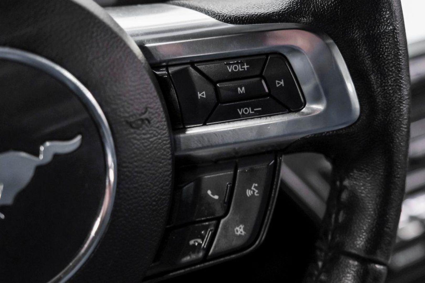 2017 Oxford White /Ebony Ford Mustang EcoBoost Premium (1FA6P8TH0H5) with an EcoBoost 2.3L I4 GTDi DOHC Turbocharged VCT engine, Automatic transmission, located at 15300 Midway Rd., Addison, TX, 75001, (972) 702-0011, 32.958321, -96.838074 - Photo#20