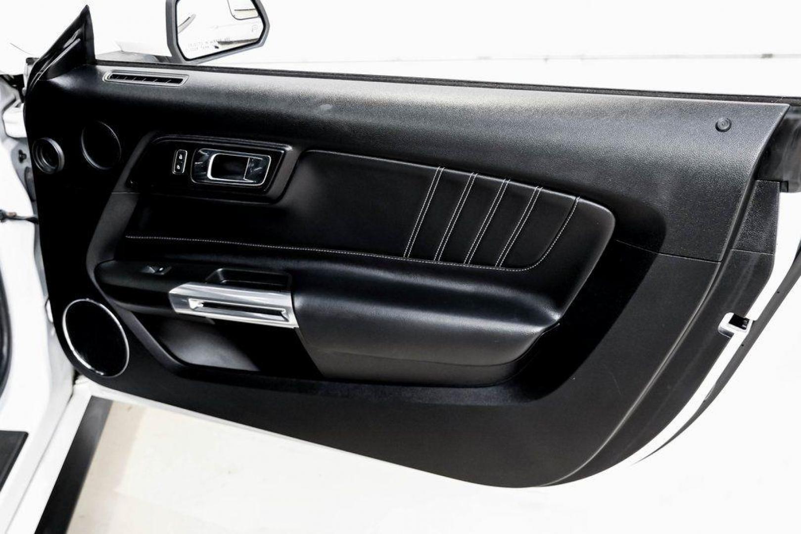 2017 Oxford White /Ebony Ford Mustang EcoBoost Premium (1FA6P8TH0H5) with an EcoBoost 2.3L I4 GTDi DOHC Turbocharged VCT engine, Automatic transmission, located at 15300 Midway Rd., Addison, TX, 75001, (972) 702-0011, 32.958321, -96.838074 - Photo#48