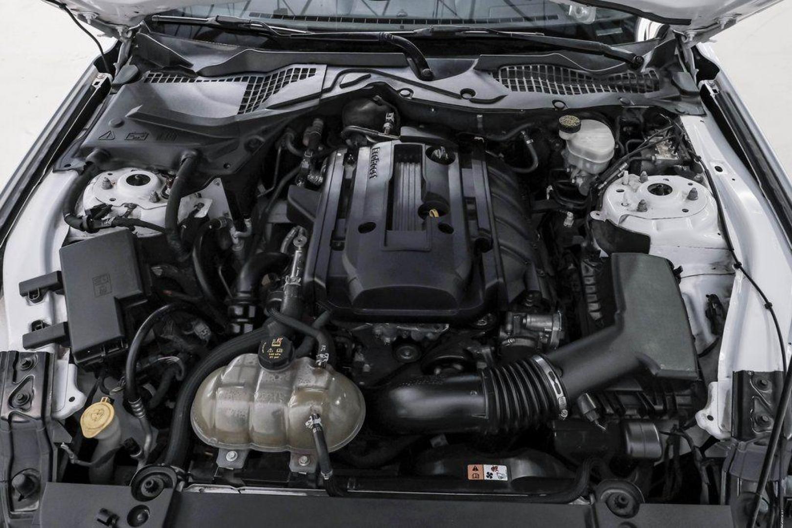 2017 Oxford White /Ebony Ford Mustang EcoBoost Premium (1FA6P8TH0H5) with an EcoBoost 2.3L I4 GTDi DOHC Turbocharged VCT engine, Automatic transmission, located at 15300 Midway Rd., Addison, TX, 75001, (972) 702-0011, 32.958321, -96.838074 - Photo#52