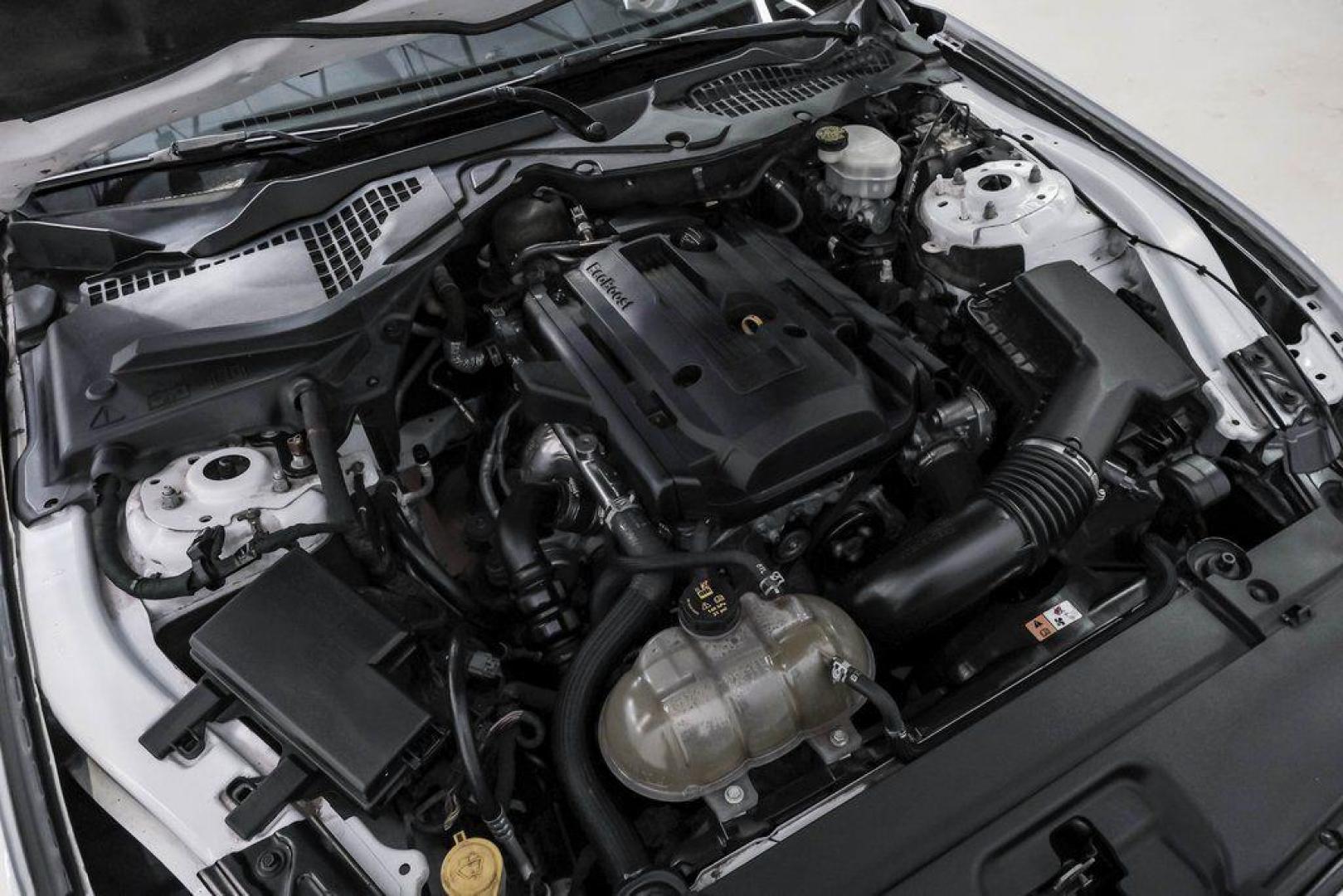 2017 Oxford White /Ebony Ford Mustang EcoBoost Premium (1FA6P8TH0H5) with an EcoBoost 2.3L I4 GTDi DOHC Turbocharged VCT engine, Automatic transmission, located at 15300 Midway Rd., Addison, TX, 75001, (972) 702-0011, 32.958321, -96.838074 - Photo#53