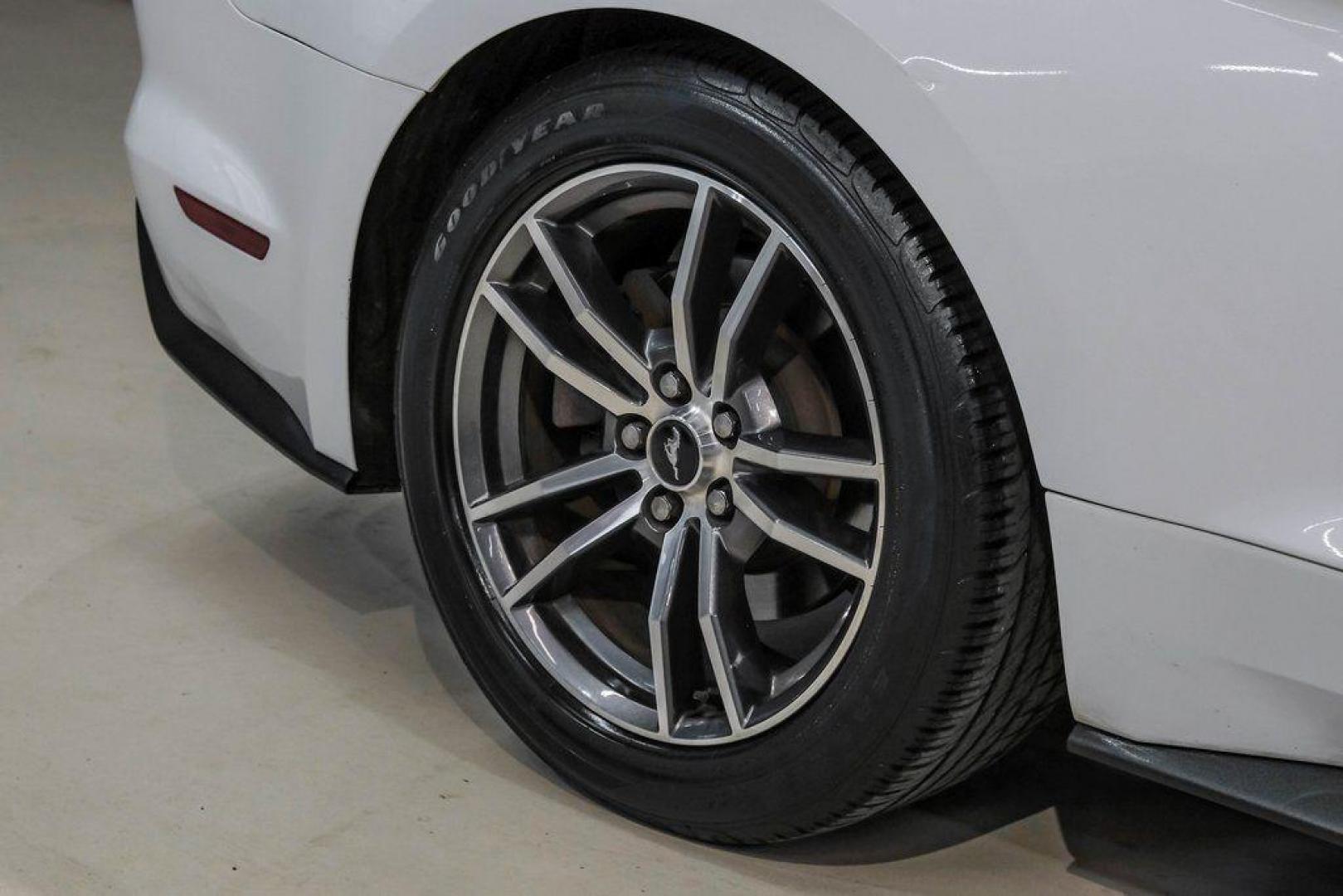 2017 Oxford White /Ebony Ford Mustang EcoBoost Premium (1FA6P8TH0H5) with an EcoBoost 2.3L I4 GTDi DOHC Turbocharged VCT engine, Automatic transmission, located at 15300 Midway Rd., Addison, TX, 75001, (972) 702-0011, 32.958321, -96.838074 - Photo#56