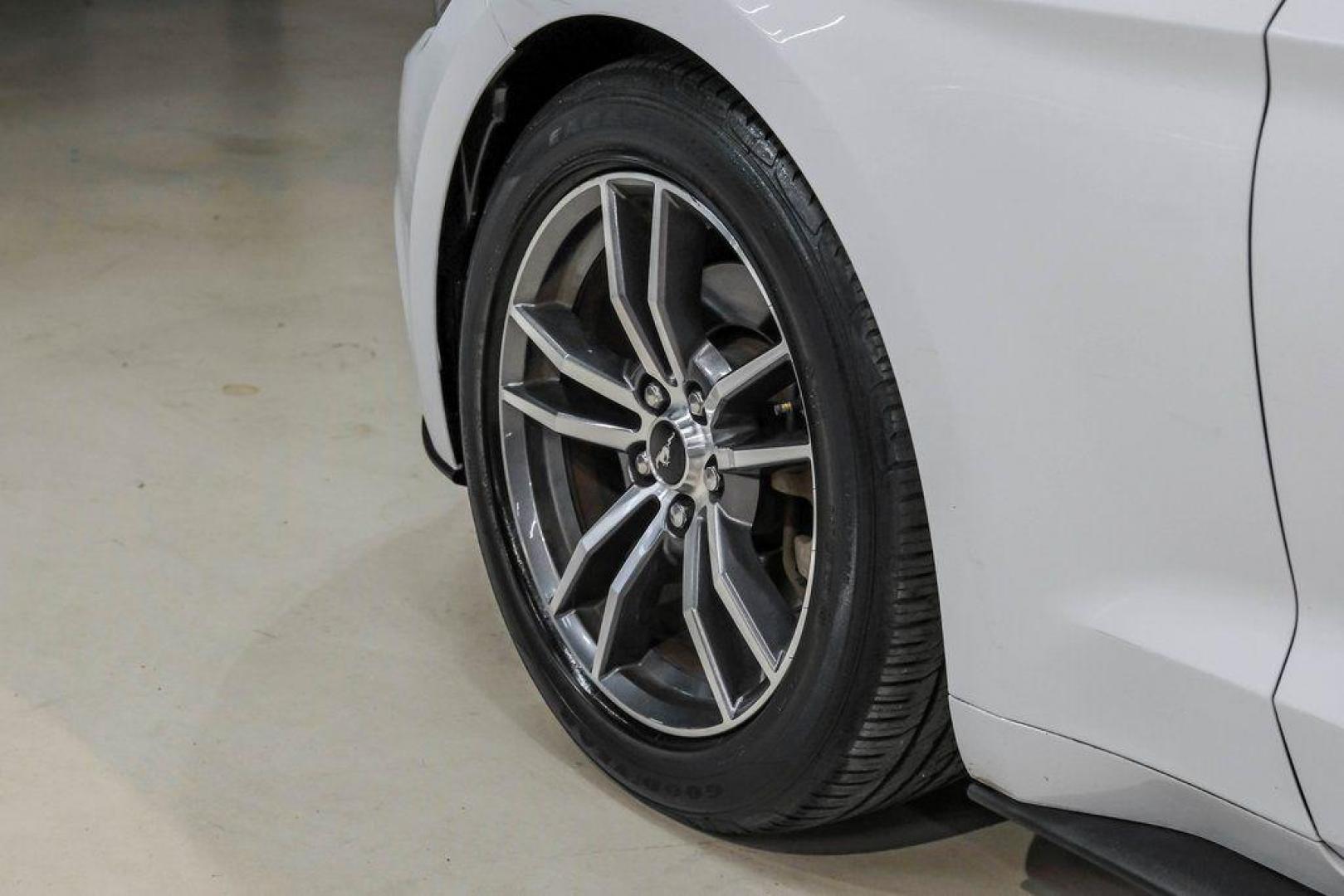 2017 Oxford White /Ebony Ford Mustang EcoBoost Premium (1FA6P8TH0H5) with an EcoBoost 2.3L I4 GTDi DOHC Turbocharged VCT engine, Automatic transmission, located at 15300 Midway Rd., Addison, TX, 75001, (972) 702-0011, 32.958321, -96.838074 - Photo#58