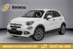 2017 Bianco Gelato (White Clear Coat) /Black Fiat 500X Lounge (ZFBCFXDB6HP) with an 2.4L I4 MultiAir engine, Automatic transmission, located at 15300 Midway Rd., Addison, TX, 75001, (972) 702-0011, 32.958321, -96.838074 - Photo#0