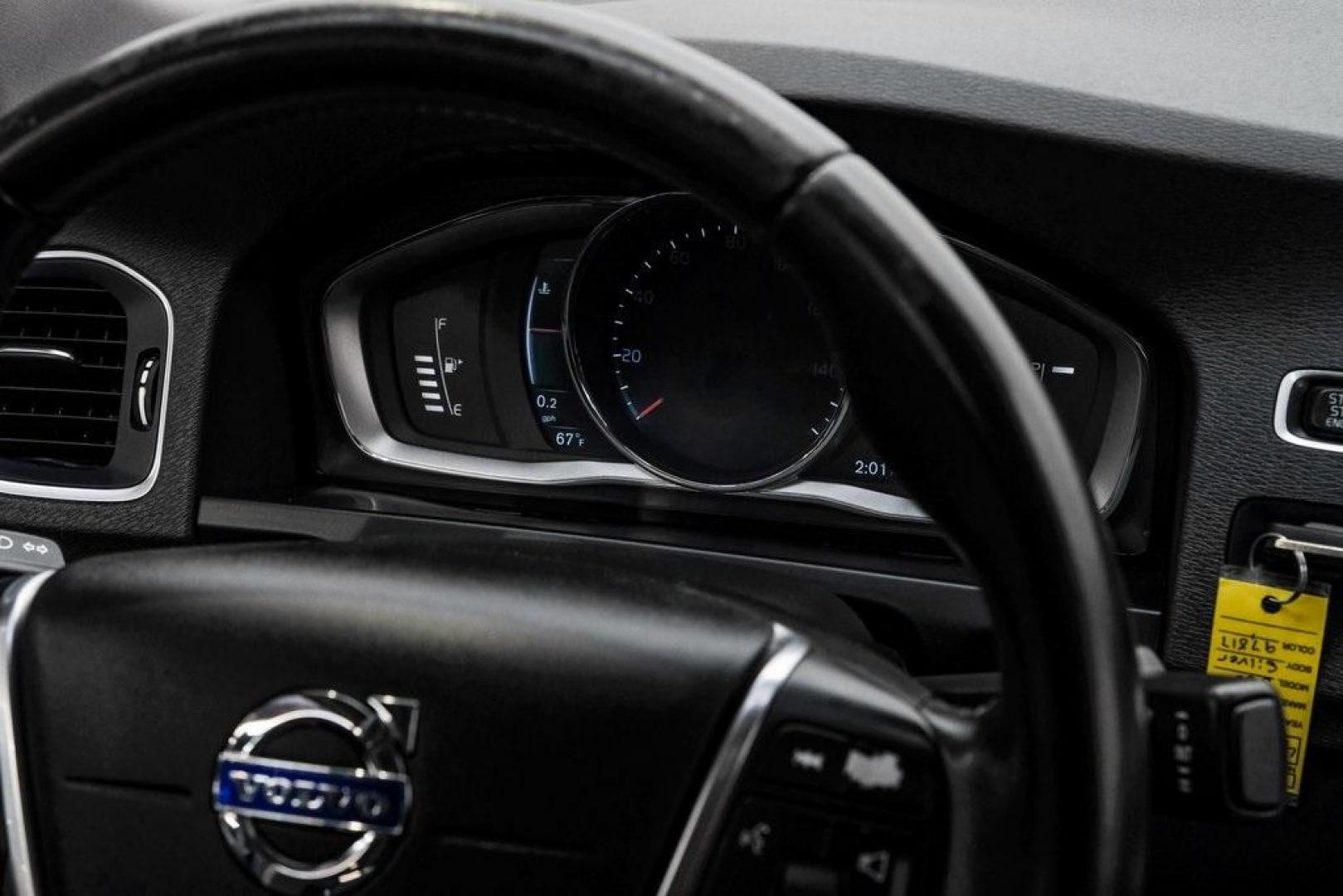 2016 Bright Silver Metallic /Off-Black Volvo S60 T5 Premier (YV1612TK7G2) with an 2.5L I5 20V Turbocharged engine, Automatic transmission, located at 15300 Midway Rd., Addison, TX, 75001, (972) 702-0011, 32.958321, -96.838074 - Photo#22