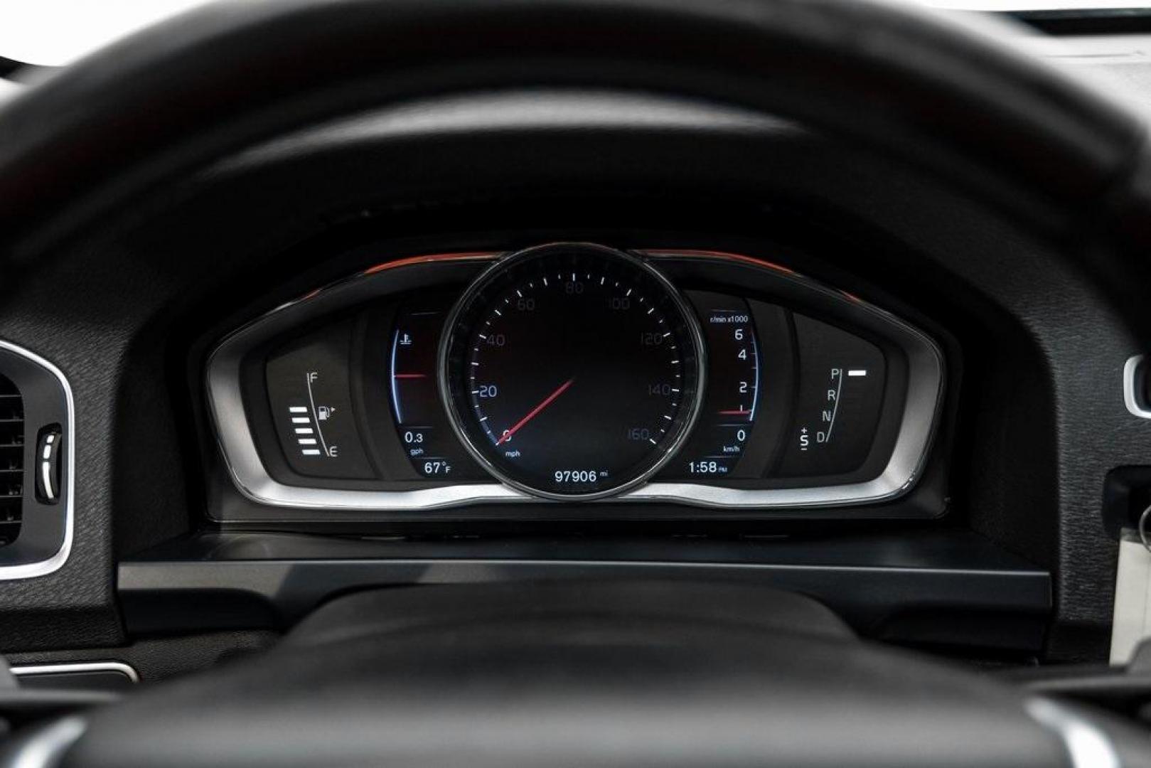 2016 Bright Silver Metallic /Off-Black Volvo S60 T5 Premier (YV1612TK7G2) with an 2.5L I5 20V Turbocharged engine, Automatic transmission, located at 15300 Midway Rd., Addison, TX, 75001, (972) 702-0011, 32.958321, -96.838074 - Photo#23