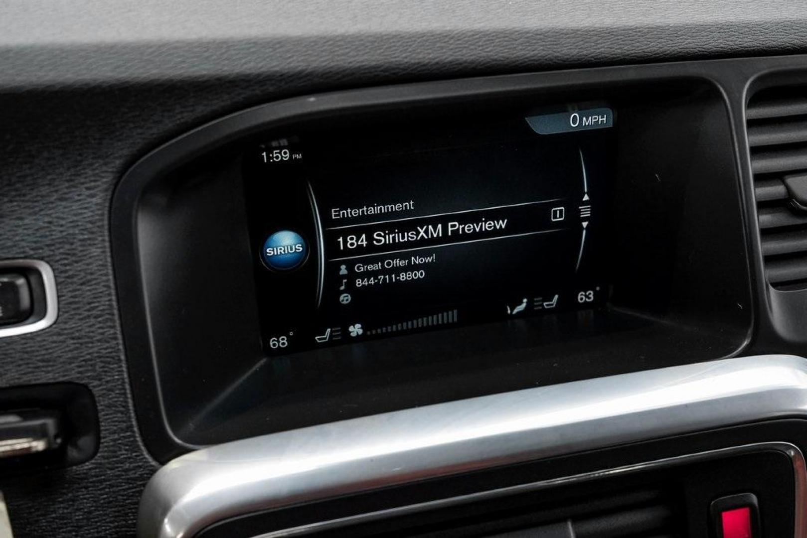 2016 Bright Silver Metallic /Off-Black Volvo S60 T5 Premier (YV1612TK7G2) with an 2.5L I5 20V Turbocharged engine, Automatic transmission, located at 15300 Midway Rd., Addison, TX, 75001, (972) 702-0011, 32.958321, -96.838074 - Photo#31