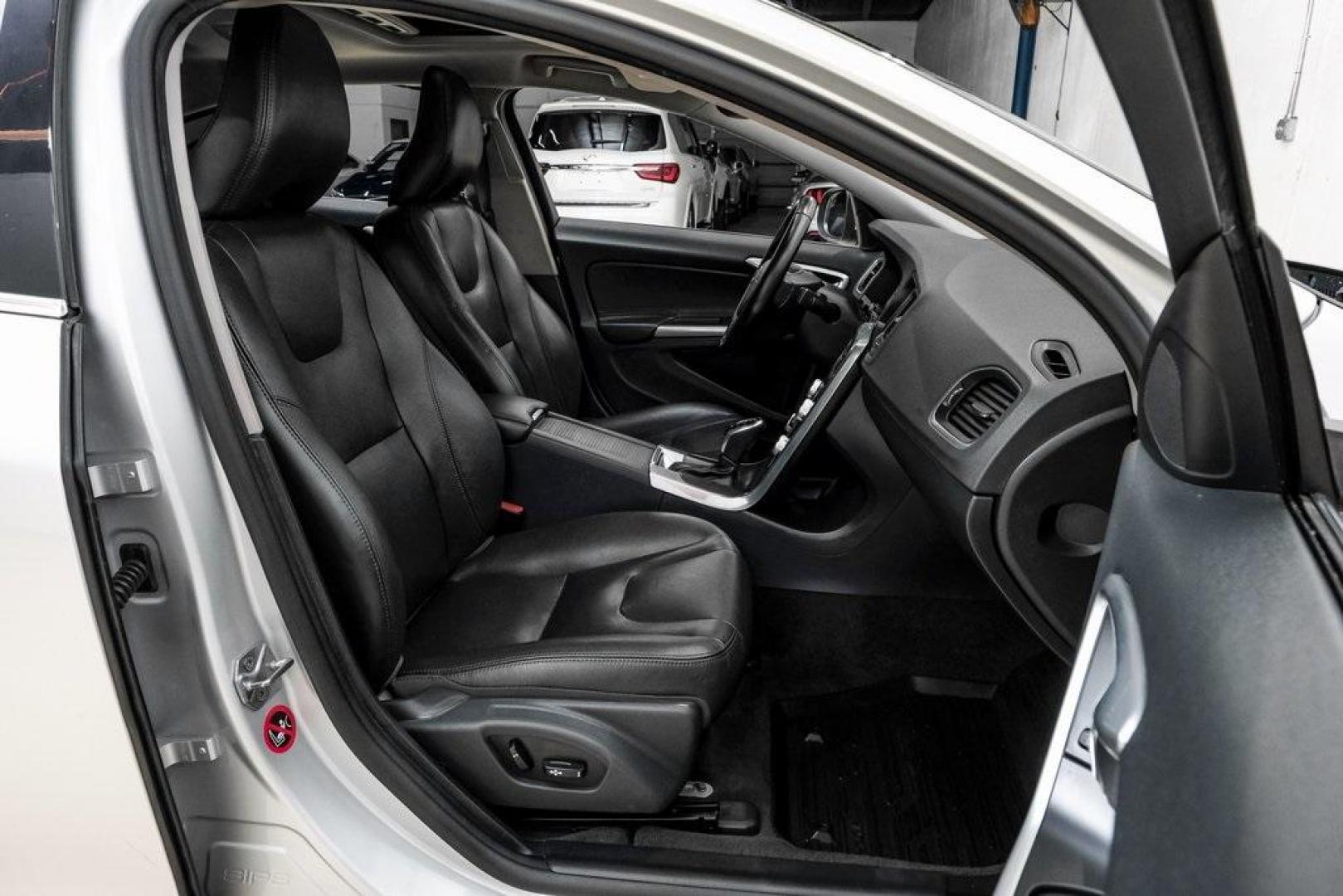 2016 Bright Silver Metallic /Off-Black Volvo S60 T5 Premier (YV1612TK7G2) with an 2.5L I5 20V Turbocharged engine, Automatic transmission, located at 15300 Midway Rd., Addison, TX, 75001, (972) 702-0011, 32.958321, -96.838074 - Photo#36