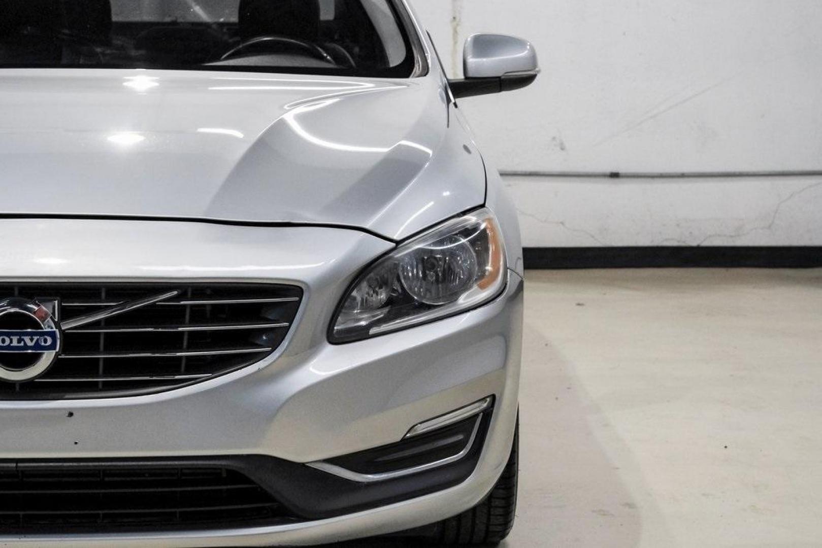 2016 Bright Silver Metallic /Off-Black Volvo S60 T5 Premier (YV1612TK7G2) with an 2.5L I5 20V Turbocharged engine, Automatic transmission, located at 15300 Midway Rd., Addison, TX, 75001, (972) 702-0011, 32.958321, -96.838074 - Photo#51