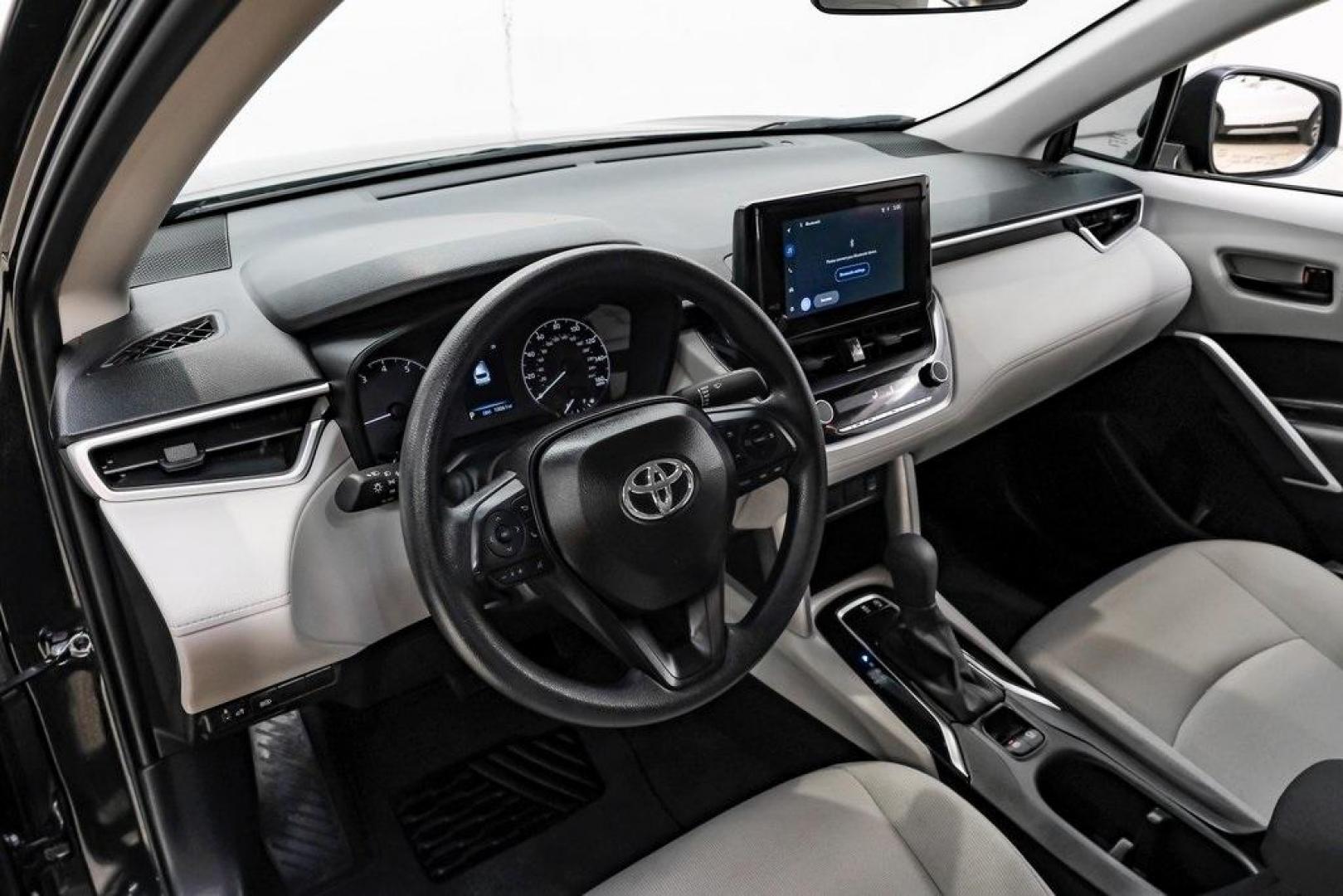 2025 Jet Black /Black Toyota Corolla Cross L (7MUAAAAG6SV) with an 2.0L I4 PDI DOHC 16V LEV3-SULEV30 169hp engine, CVT transmission, located at 15300 Midway Rd., Addison, TX, 75001, (972) 702-0011, 32.958321, -96.838074 - Photo#2