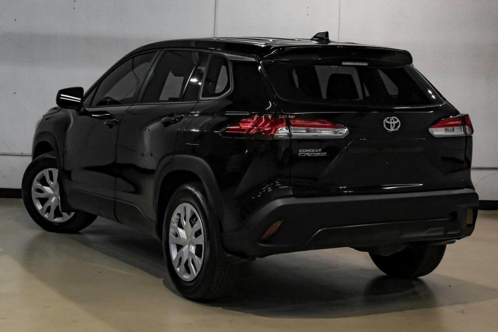 2025 Jet Black /Black Toyota Corolla Cross L (7MUAAAAG6SV) with an 2.0L I4 PDI DOHC 16V LEV3-SULEV30 169hp engine, CVT transmission, located at 15300 Midway Rd., Addison, TX, 75001, (972) 702-0011, 32.958321, -96.838074 - Photo#11