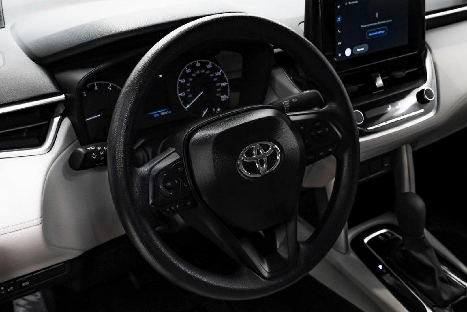 2025 Jet Black /Black Toyota Corolla Cross L (7MUAAAAG6SV) with an 2.0L I4 PDI DOHC 16V LEV3-SULEV30 169hp engine, CVT transmission, located at 15300 Midway Rd., Addison, TX, 75001, (972) 702-0011, 32.958321, -96.838074 - Photo#20