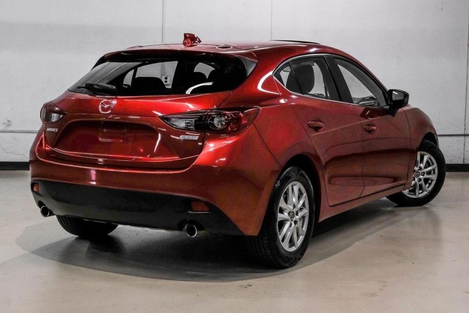2015 Soul Red Metallic /Black Mazda Mazda3 i Grand Touring (3MZBM1M79FM) with an SKYACTIV-G 2.0L 4-Cylinder DOHC 16V engine, Manual transmission, located at 15300 Midway Rd., Addison, TX, 75001, (972) 702-0011, 32.958321, -96.838074 - Photo#10