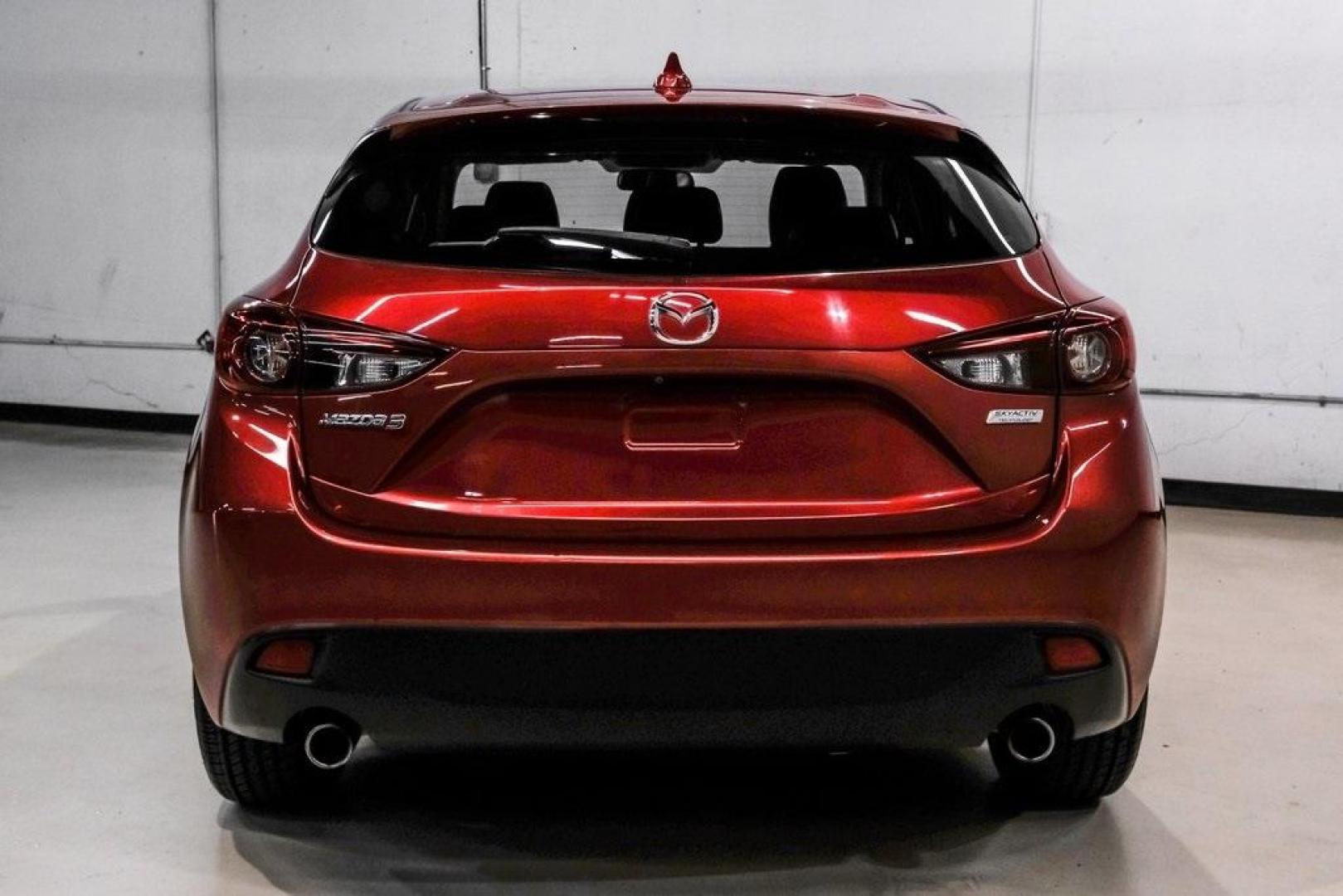 2015 Soul Red Metallic /Black Mazda Mazda3 i Grand Touring (3MZBM1M79FM) with an SKYACTIV-G 2.0L 4-Cylinder DOHC 16V engine, Manual transmission, located at 15300 Midway Rd., Addison, TX, 75001, (972) 702-0011, 32.958321, -96.838074 - Photo#11