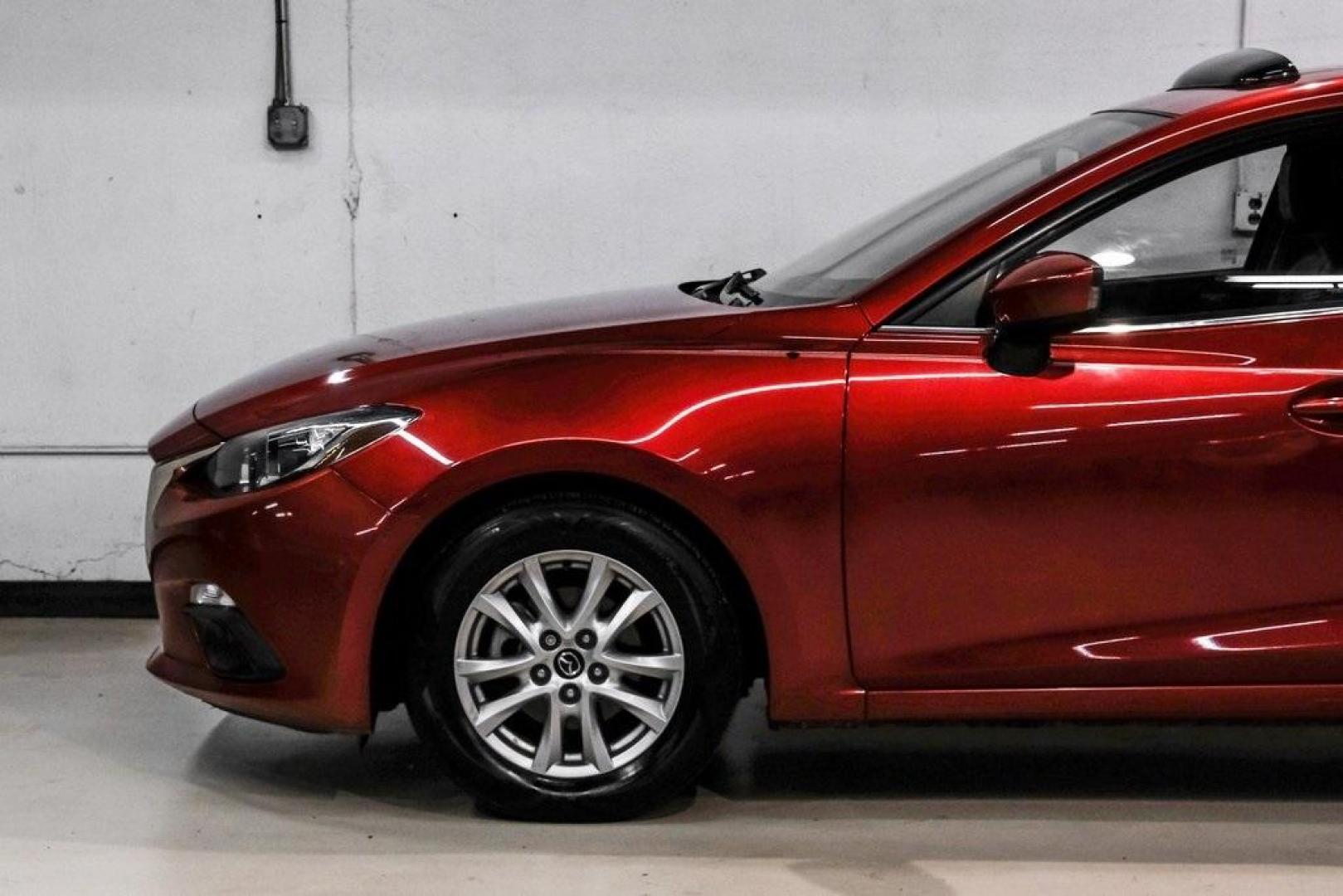 2015 Soul Red Metallic /Black Mazda Mazda3 i Grand Touring (3MZBM1M79FM) with an SKYACTIV-G 2.0L 4-Cylinder DOHC 16V engine, Manual transmission, located at 15300 Midway Rd., Addison, TX, 75001, (972) 702-0011, 32.958321, -96.838074 - Photo#16