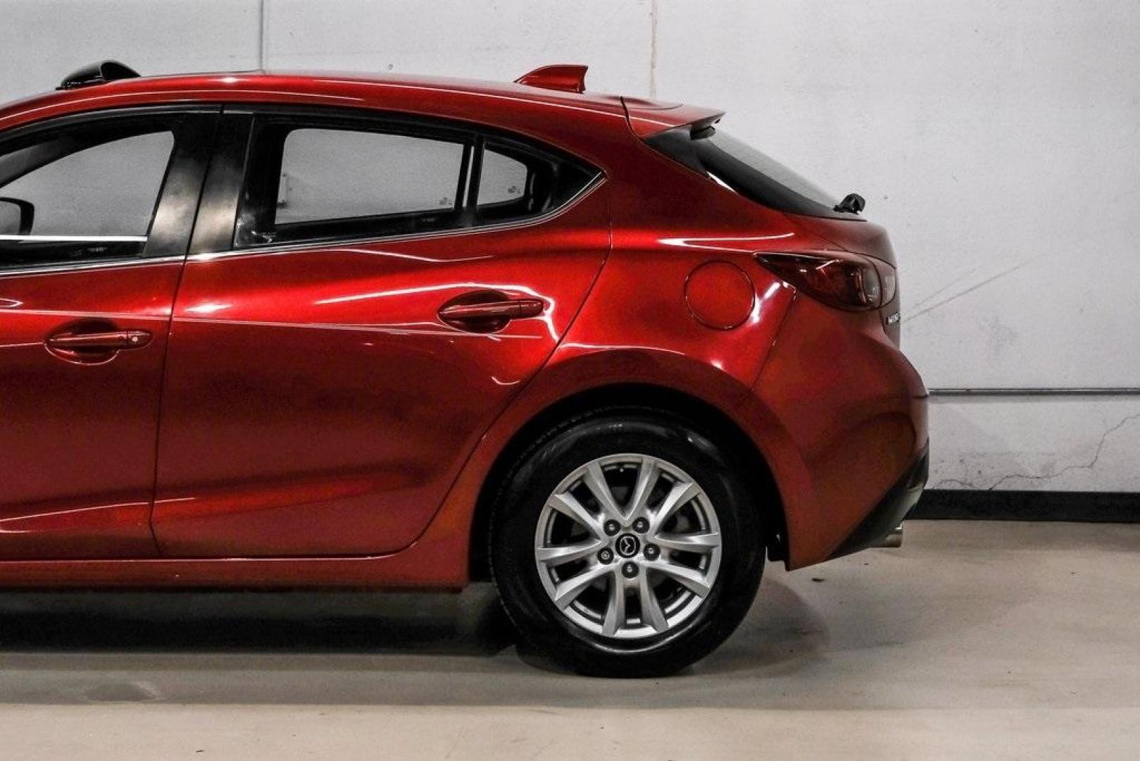 2015 Soul Red Metallic /Black Mazda Mazda3 i Grand Touring (3MZBM1M79FM) with an SKYACTIV-G 2.0L 4-Cylinder DOHC 16V engine, Manual transmission, located at 15300 Midway Rd., Addison, TX, 75001, (972) 702-0011, 32.958321, -96.838074 - Photo#17
