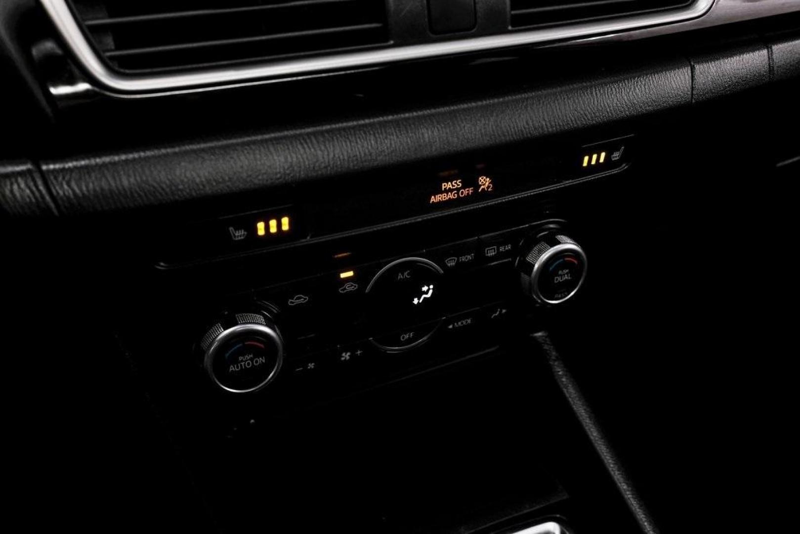 2015 Soul Red Metallic /Black Mazda Mazda3 i Grand Touring (3MZBM1M79FM) with an SKYACTIV-G 2.0L 4-Cylinder DOHC 16V engine, Manual transmission, located at 15300 Midway Rd., Addison, TX, 75001, (972) 702-0011, 32.958321, -96.838074 - Photo#32