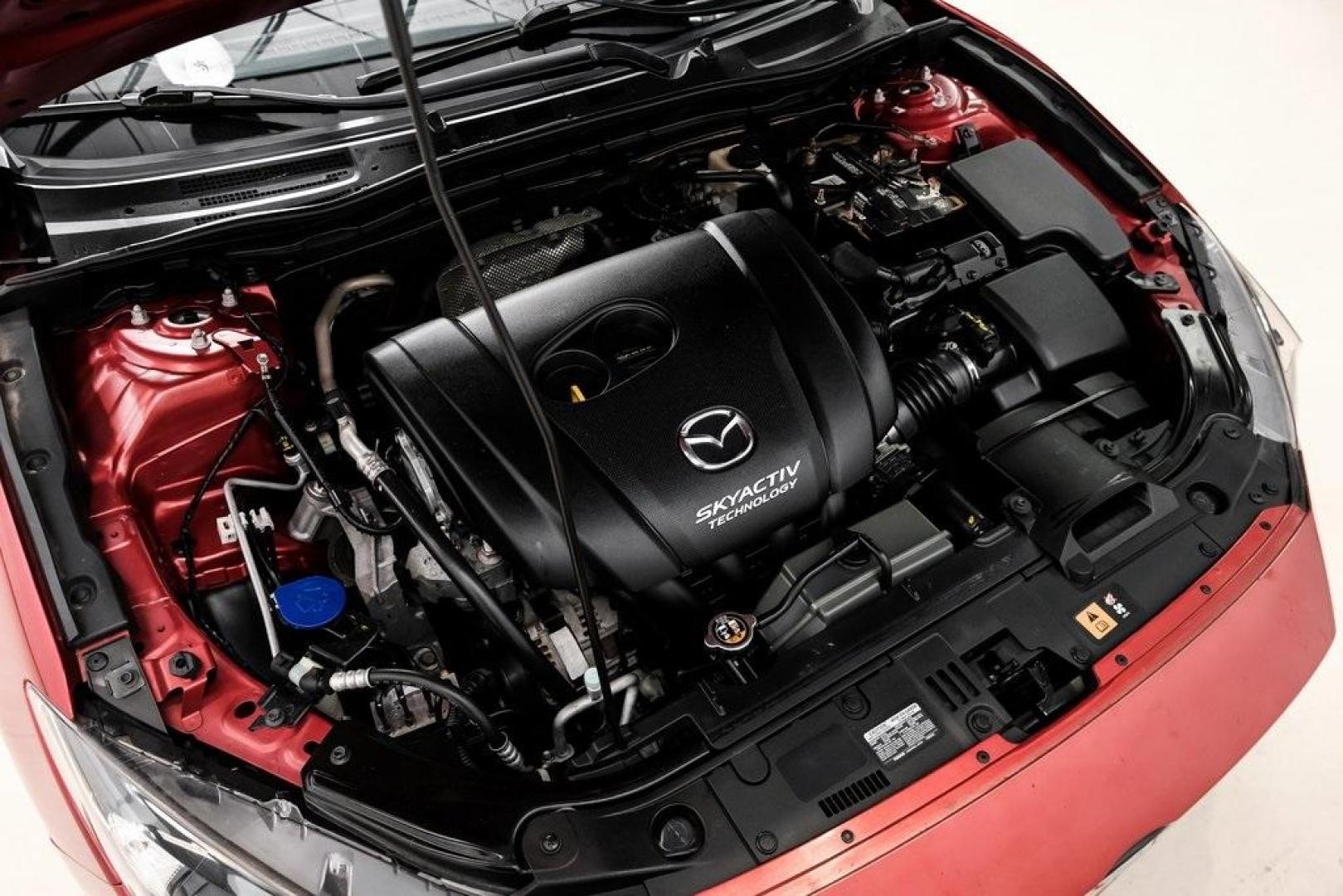 2015 Soul Red Metallic /Black Mazda Mazda3 i Grand Touring (3MZBM1M79FM) with an SKYACTIV-G 2.0L 4-Cylinder DOHC 16V engine, Manual transmission, located at 15300 Midway Rd., Addison, TX, 75001, (972) 702-0011, 32.958321, -96.838074 - Photo#59