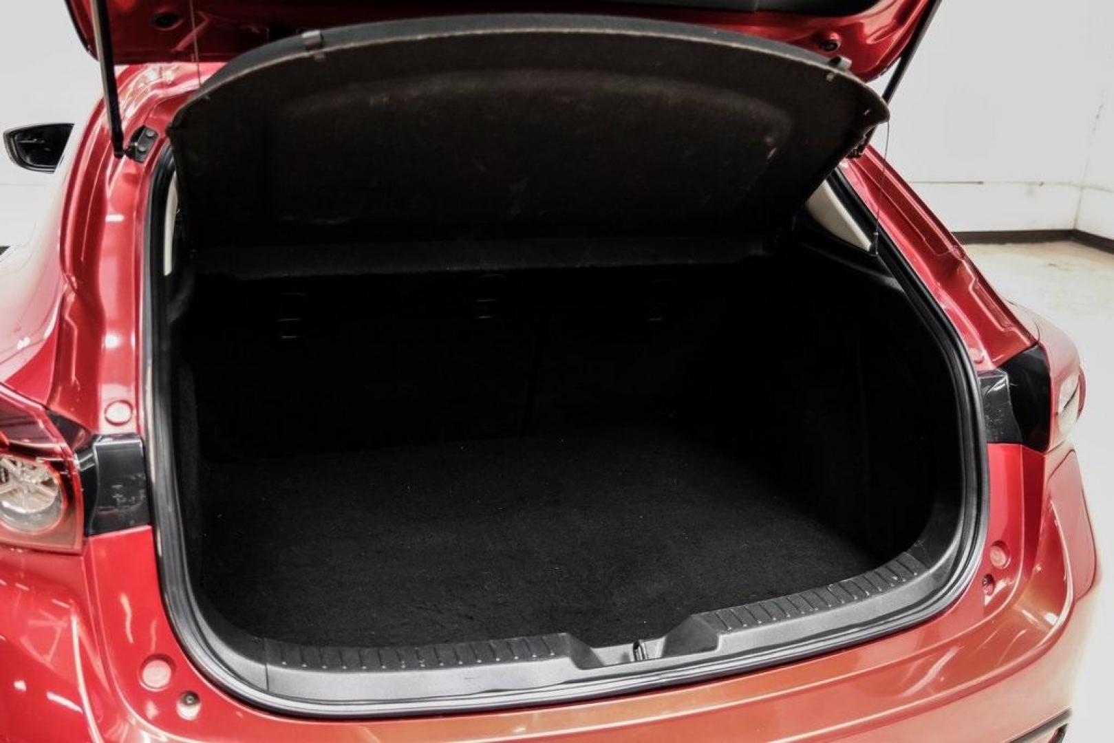 2015 Soul Red Metallic /Black Mazda Mazda3 i Grand Touring (3MZBM1M79FM) with an SKYACTIV-G 2.0L 4-Cylinder DOHC 16V engine, Manual transmission, located at 15300 Midway Rd., Addison, TX, 75001, (972) 702-0011, 32.958321, -96.838074 - Photo#60