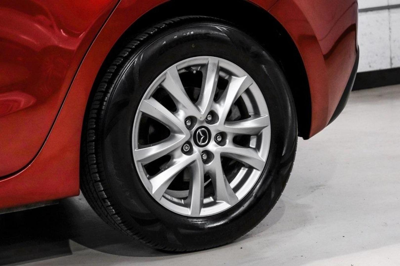 2015 Soul Red Metallic /Black Mazda Mazda3 i Grand Touring (3MZBM1M79FM) with an SKYACTIV-G 2.0L 4-Cylinder DOHC 16V engine, Manual transmission, located at 15300 Midway Rd., Addison, TX, 75001, (972) 702-0011, 32.958321, -96.838074 - Photo#63