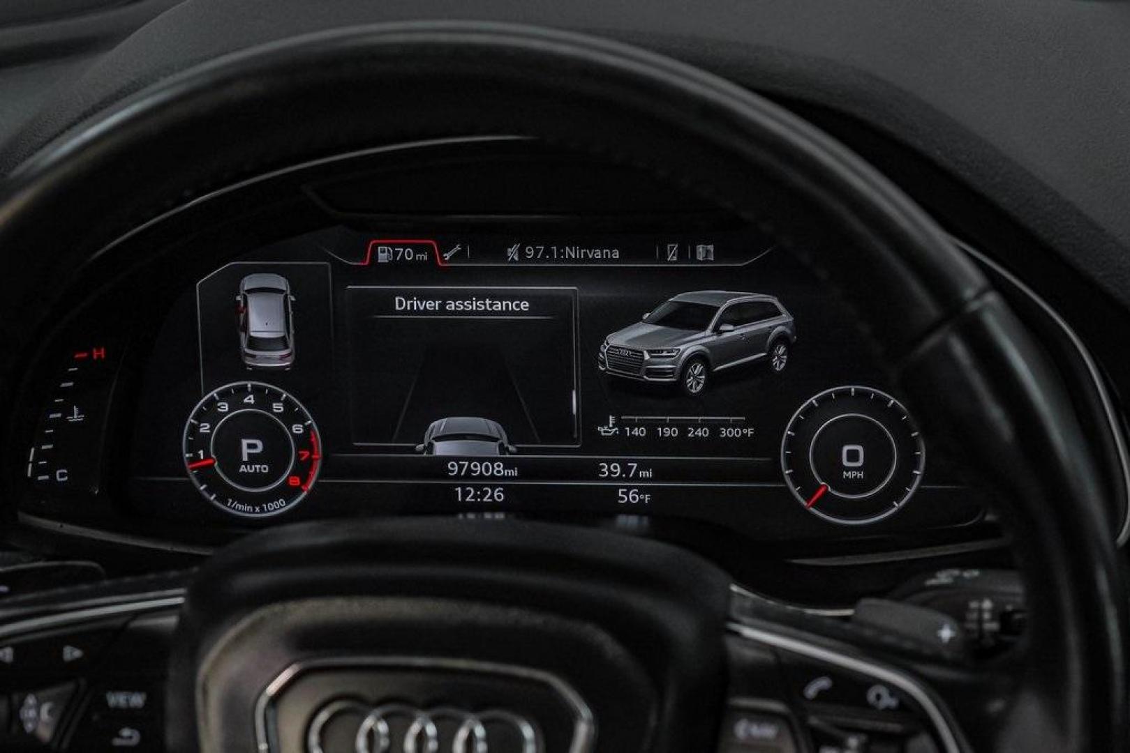 2017 Carrara White /Nougat Brown Audi Q7 3.0T Premium Plus (WA1LAAF7XHD) with an 3.0L TFSI V6 DOHC engine, Automatic transmission, located at 15300 Midway Rd., Addison, TX, 75001, (972) 702-0011, 32.958321, -96.838074 - Photo#23