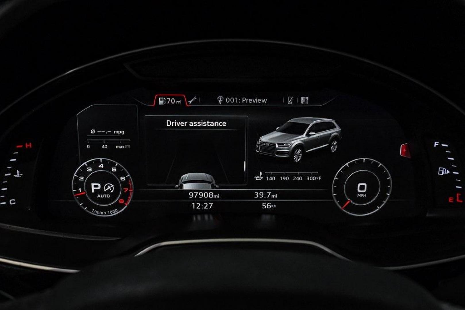 2017 Carrara White /Nougat Brown Audi Q7 3.0T Premium Plus (WA1LAAF7XHD) with an 3.0L TFSI V6 DOHC engine, Automatic transmission, located at 15300 Midway Rd., Addison, TX, 75001, (972) 702-0011, 32.958321, -96.838074 - Photo#24