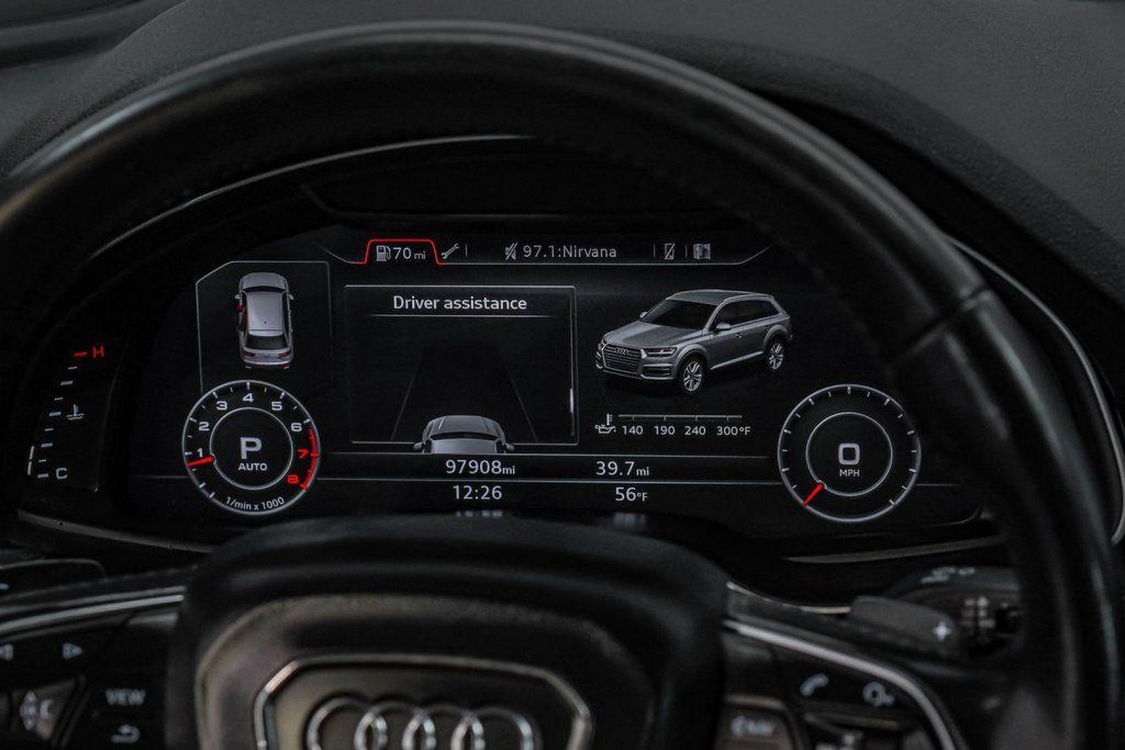 2017 Carrara White /Nougat Brown Audi Q7 3.0T Premium Plus (WA1LAAF7XHD) with an 3.0L TFSI V6 DOHC engine, Automatic transmission, located at 15300 Midway Rd., Addison, TX, 75001, (972) 702-0011, 32.958321, -96.838074 - Photo#23