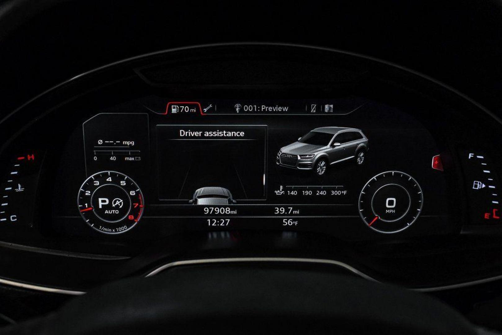 2017 Carrara White /Nougat Brown Audi Q7 3.0T Premium Plus (WA1LAAF7XHD) with an 3.0L TFSI V6 DOHC engine, Automatic transmission, located at 15300 Midway Rd., Addison, TX, 75001, (972) 702-0011, 32.958321, -96.838074 - Photo#24