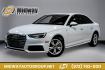 2018 Glacier White /Black Audi A4 2.0T Premium (WAUDNAF43JA) with an 2.0L I4 TFSI DOHC engine, Automatic transmission, located at 15300 Midway Rd., Addison, TX, 75001, (972) 702-0011, 32.958321, -96.838074 - Photo#0