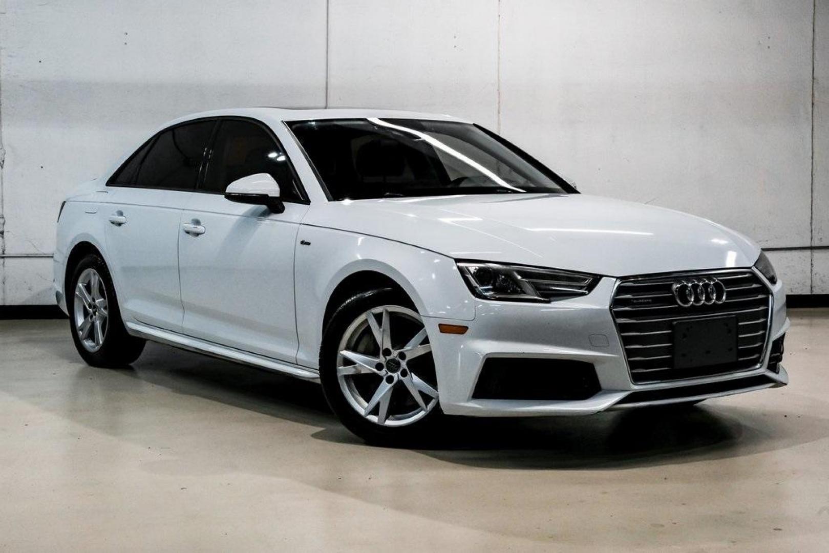 2018 Glacier White /Black Audi A4 2.0T Premium (WAUDNAF43JA) with an 2.0L I4 TFSI DOHC engine, Automatic transmission, located at 15300 Midway Rd., Addison, TX, 75001, (972) 702-0011, 32.958321, -96.838074 - Photo#7