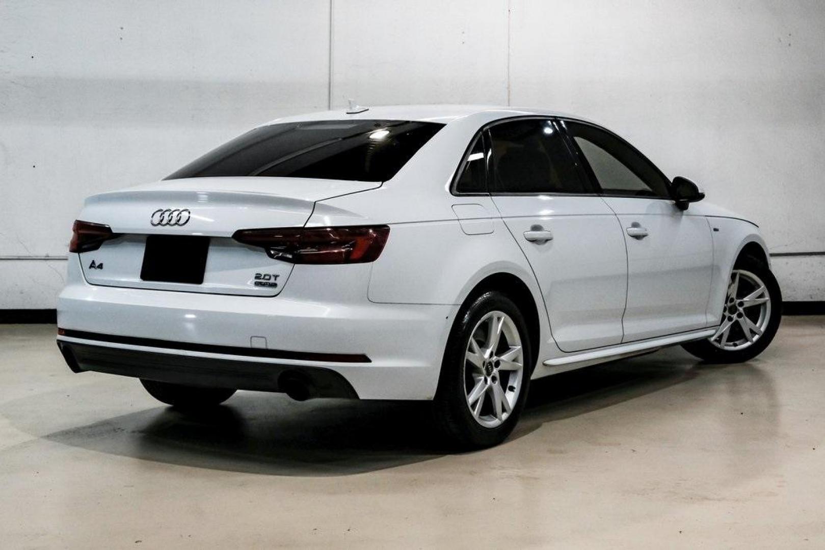 2018 Glacier White /Black Audi A4 2.0T Premium (WAUDNAF43JA) with an 2.0L I4 TFSI DOHC engine, Automatic transmission, located at 15300 Midway Rd., Addison, TX, 75001, (972) 702-0011, 32.958321, -96.838074 - Photo#9
